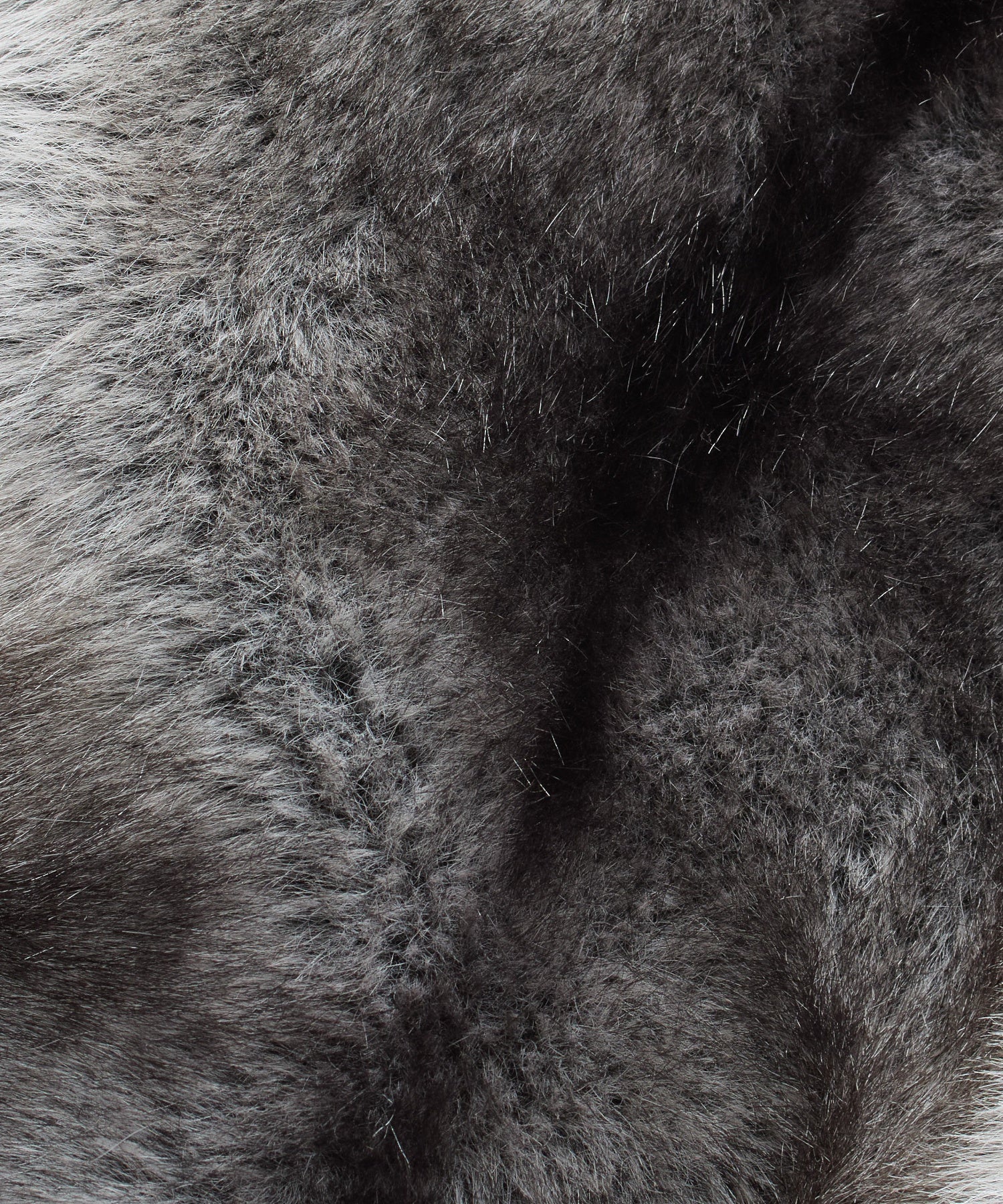 LOGO PATCHED FAUX FUR HOODED JACKET