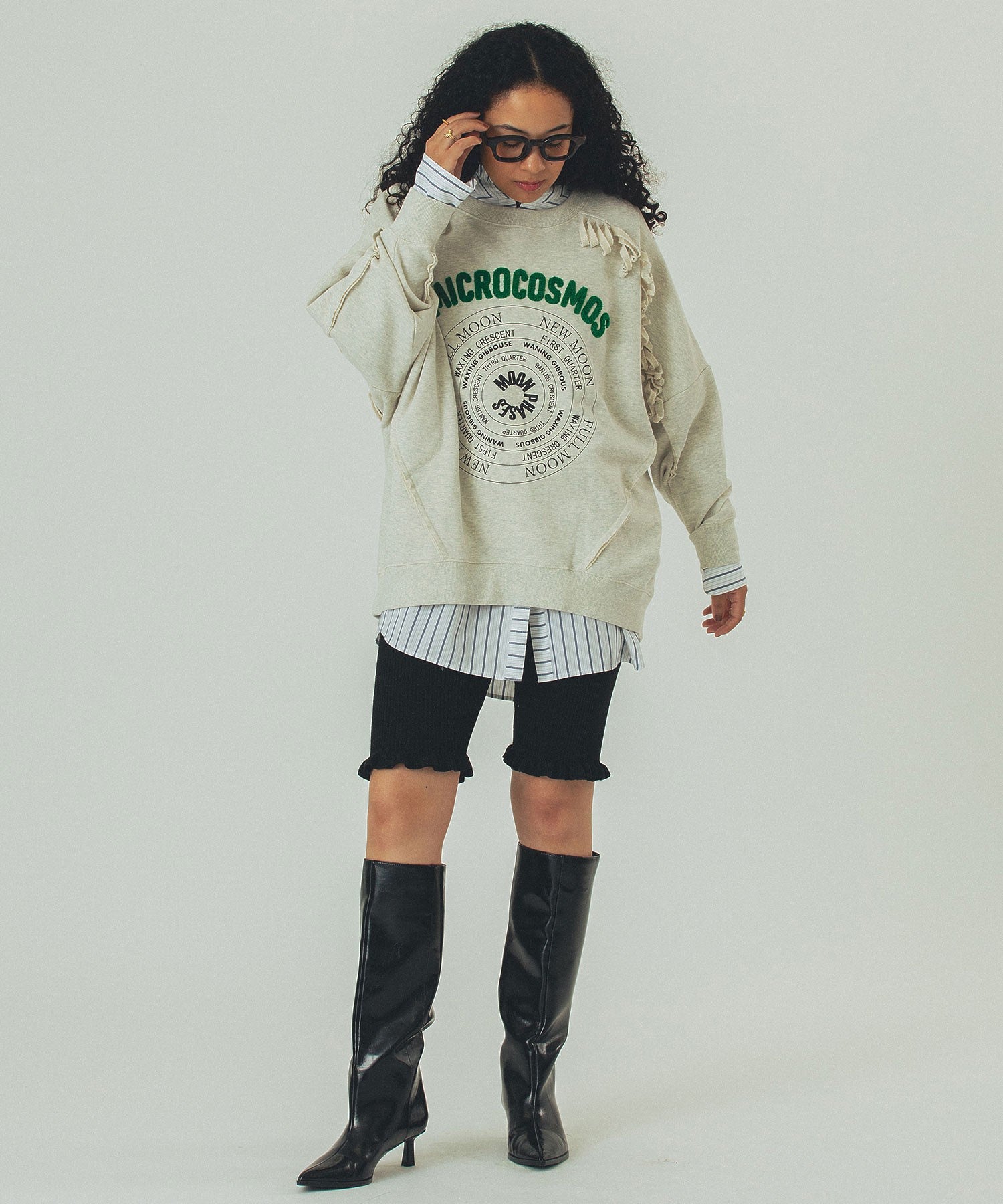 model:168cm 着用サイズ:ONE SIZE