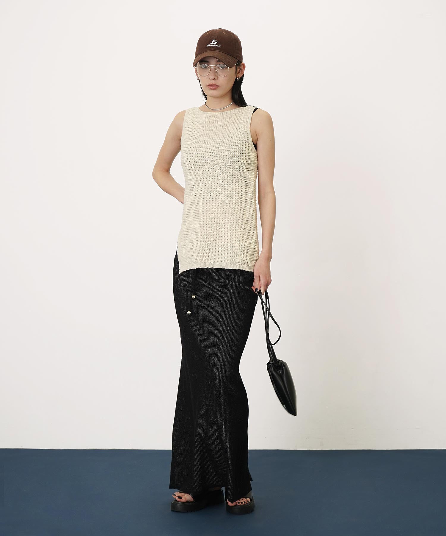 2WAYスリットヘムスラブニット