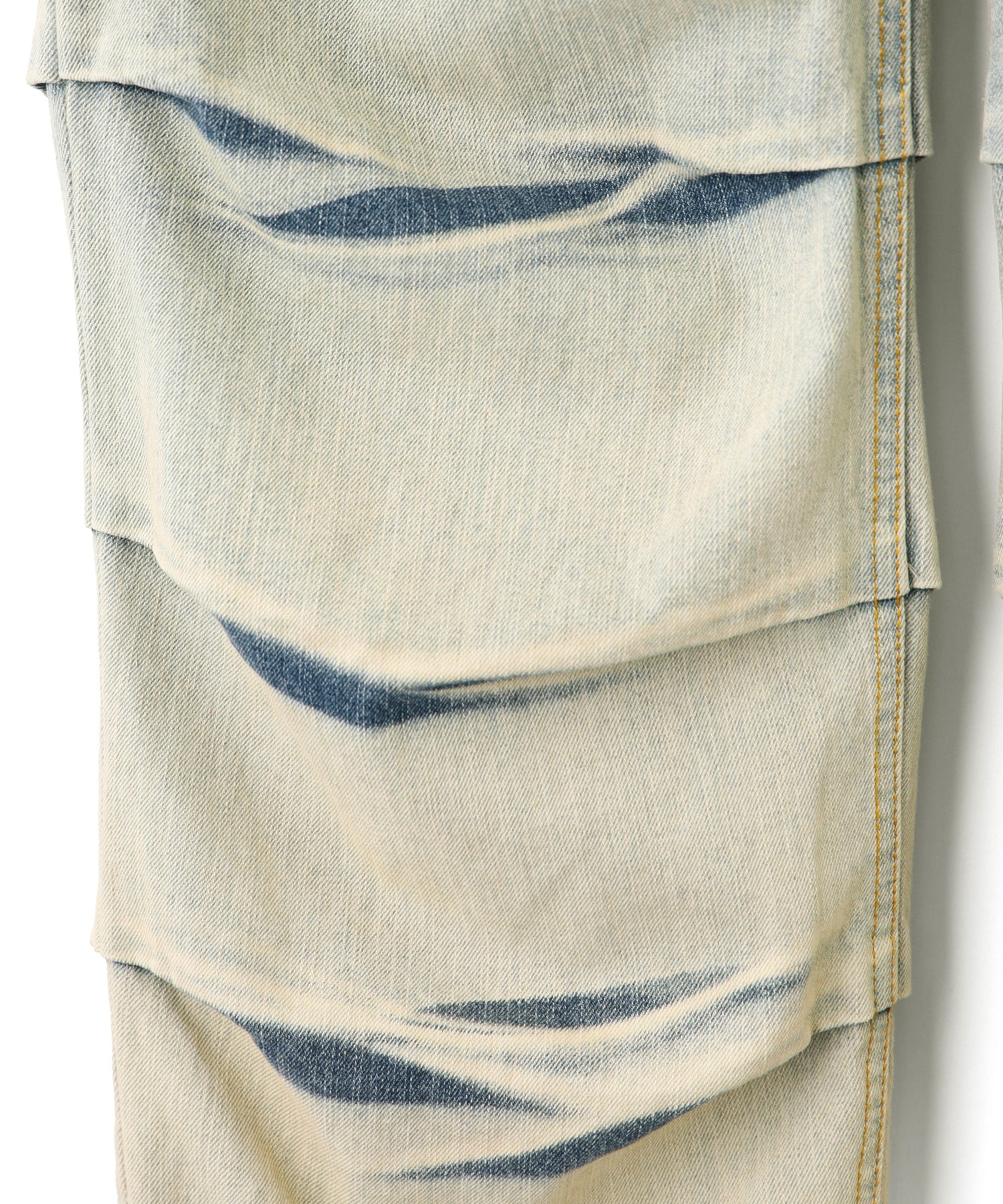 GRADIENT DENIM EASY PANTS