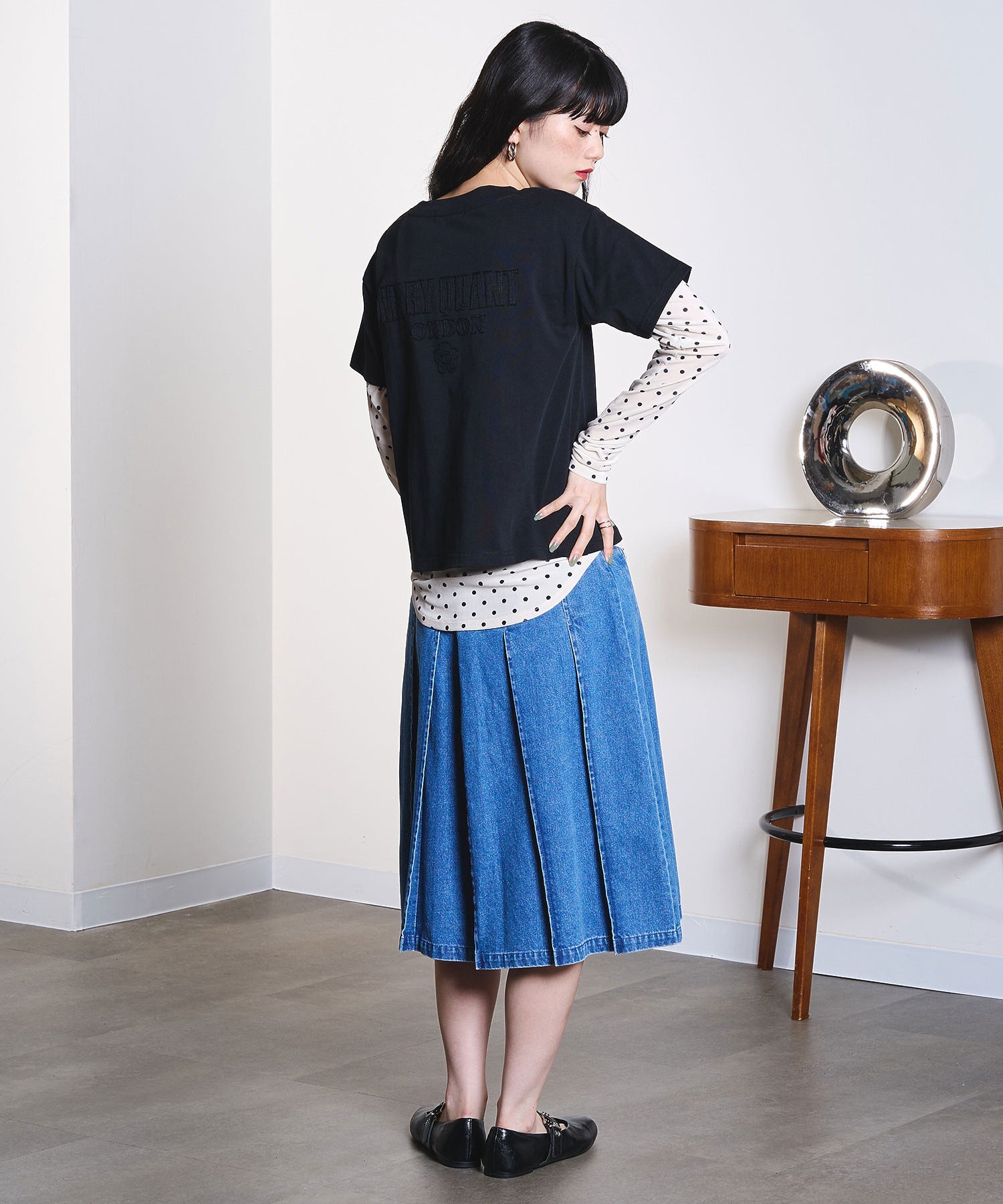 model:163cm 着用サイズ:M