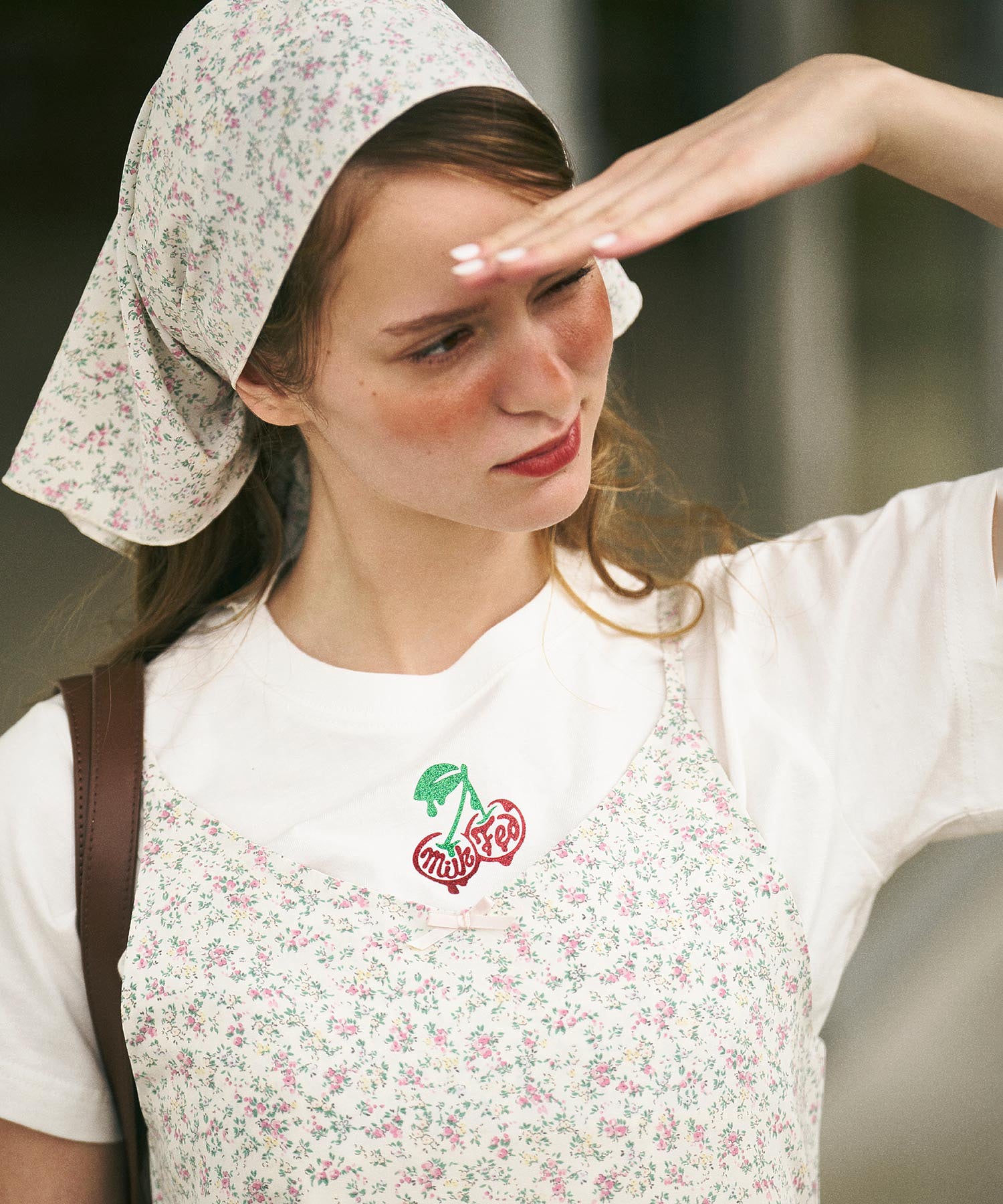 MINI MELTY GLITTER CHERRY COMPACT S/S TEE