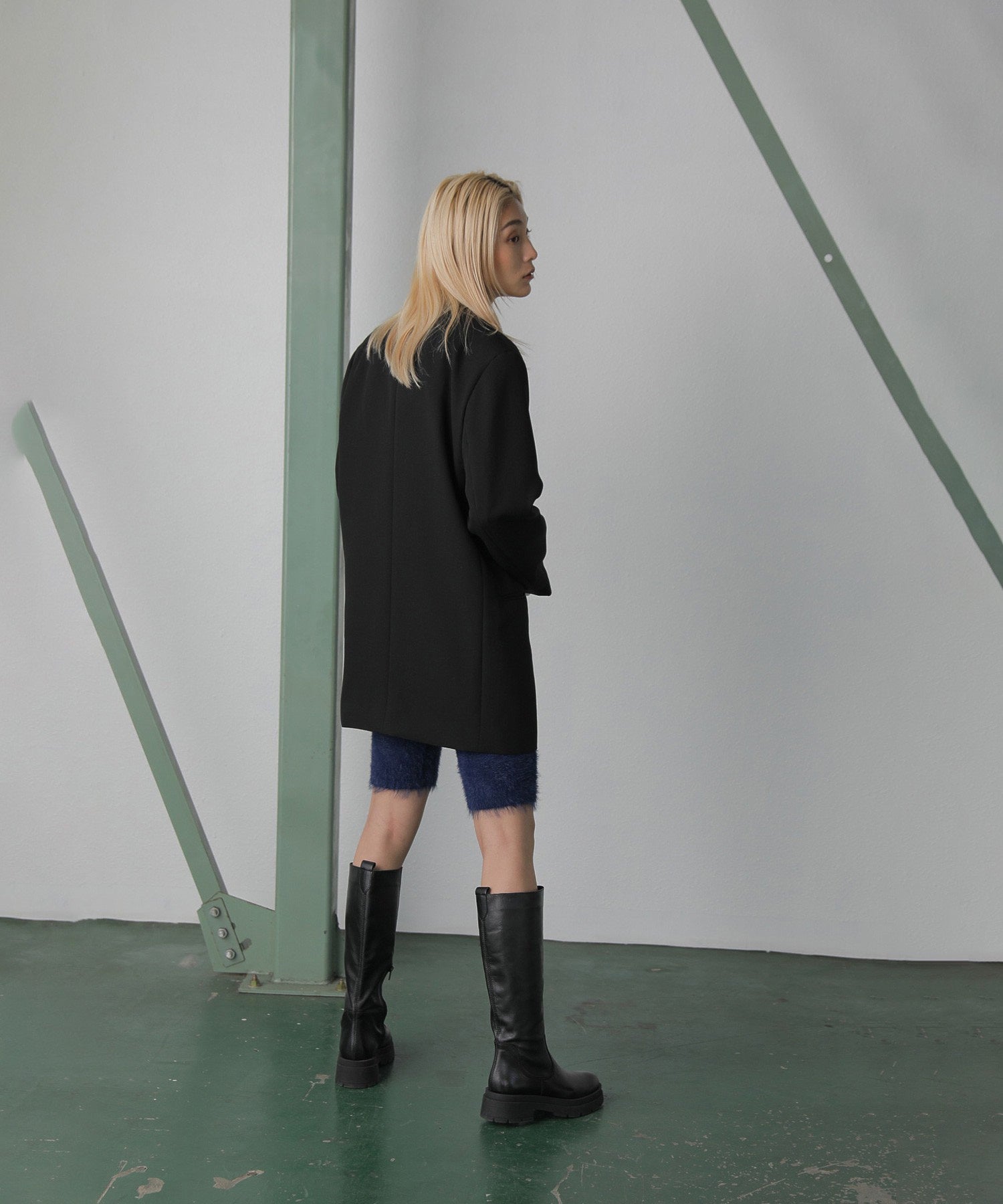 mici/ダブルブレストビッグジャケット