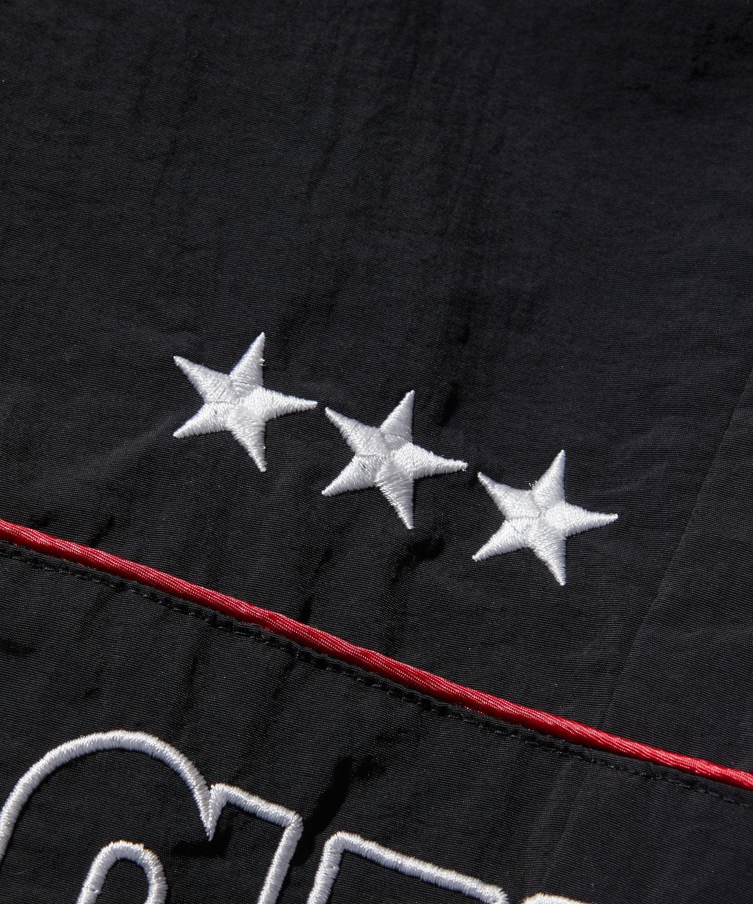LOGO AND STAR WIDE LEG TRACK PANTS