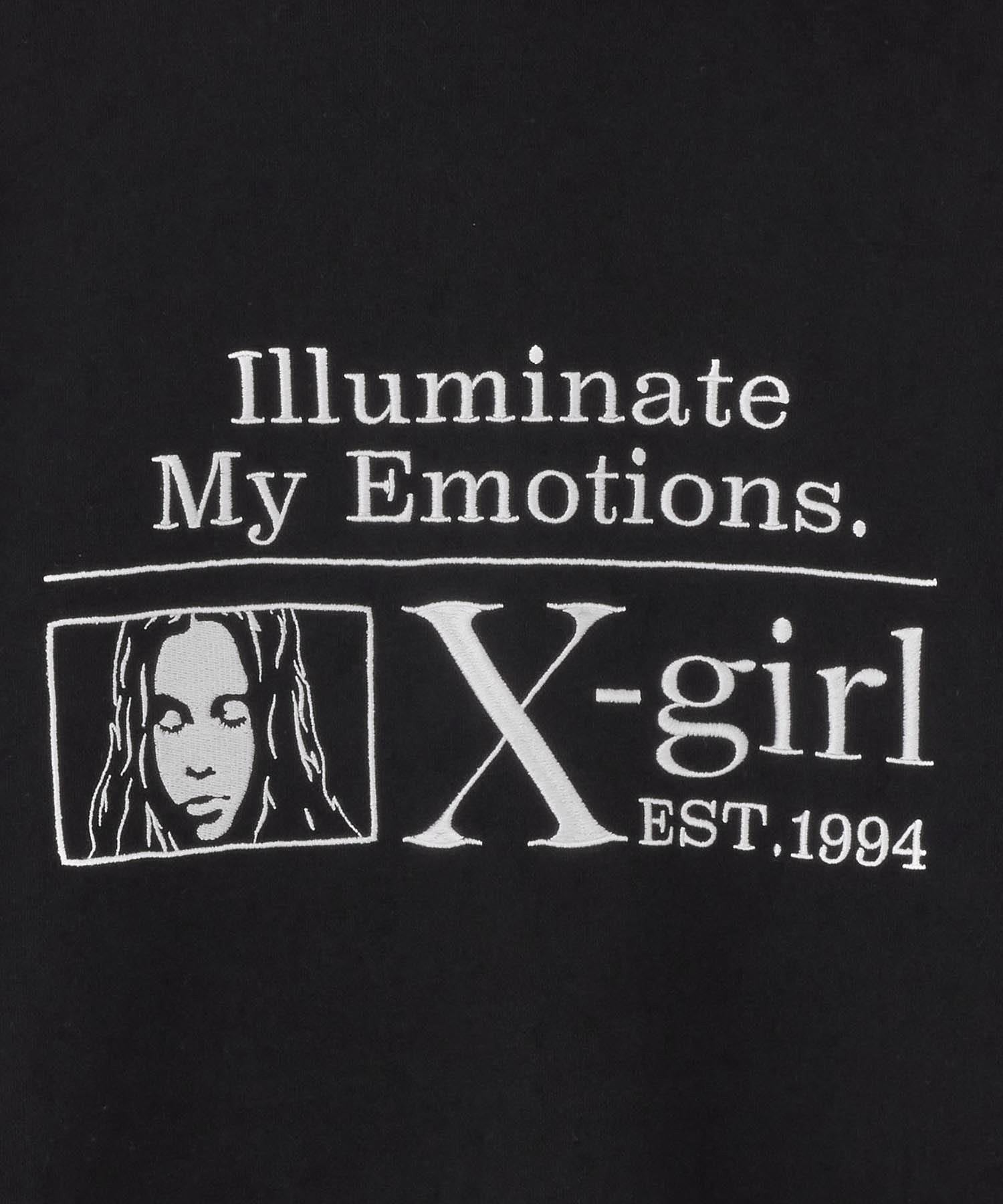 MY EMOTIONS ZIP UP SWEAT HOODIE X-girl