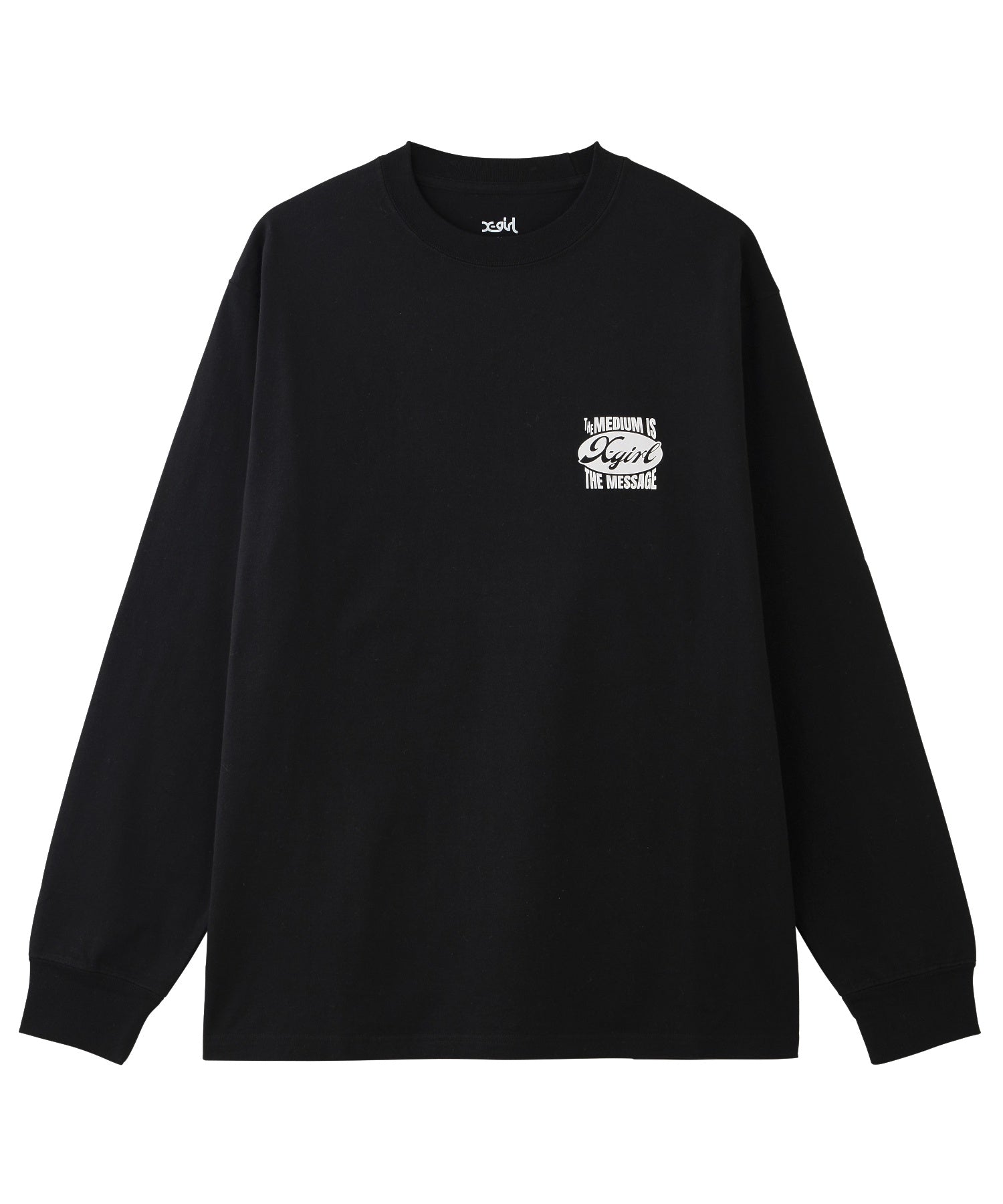 OVAL AND MESSAGE LOGO L/S TEE