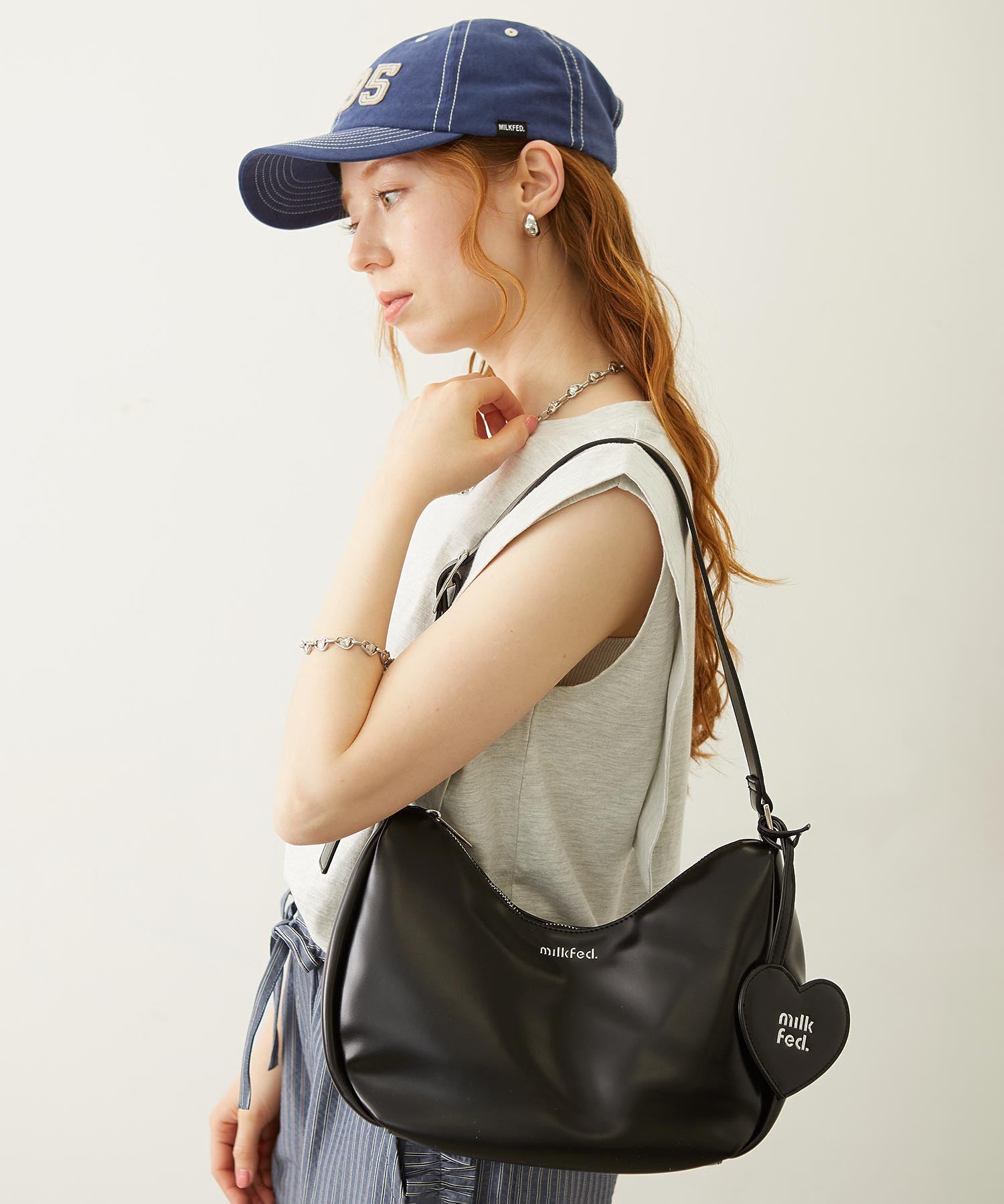 HEART MIRROR SHOULDER BAG