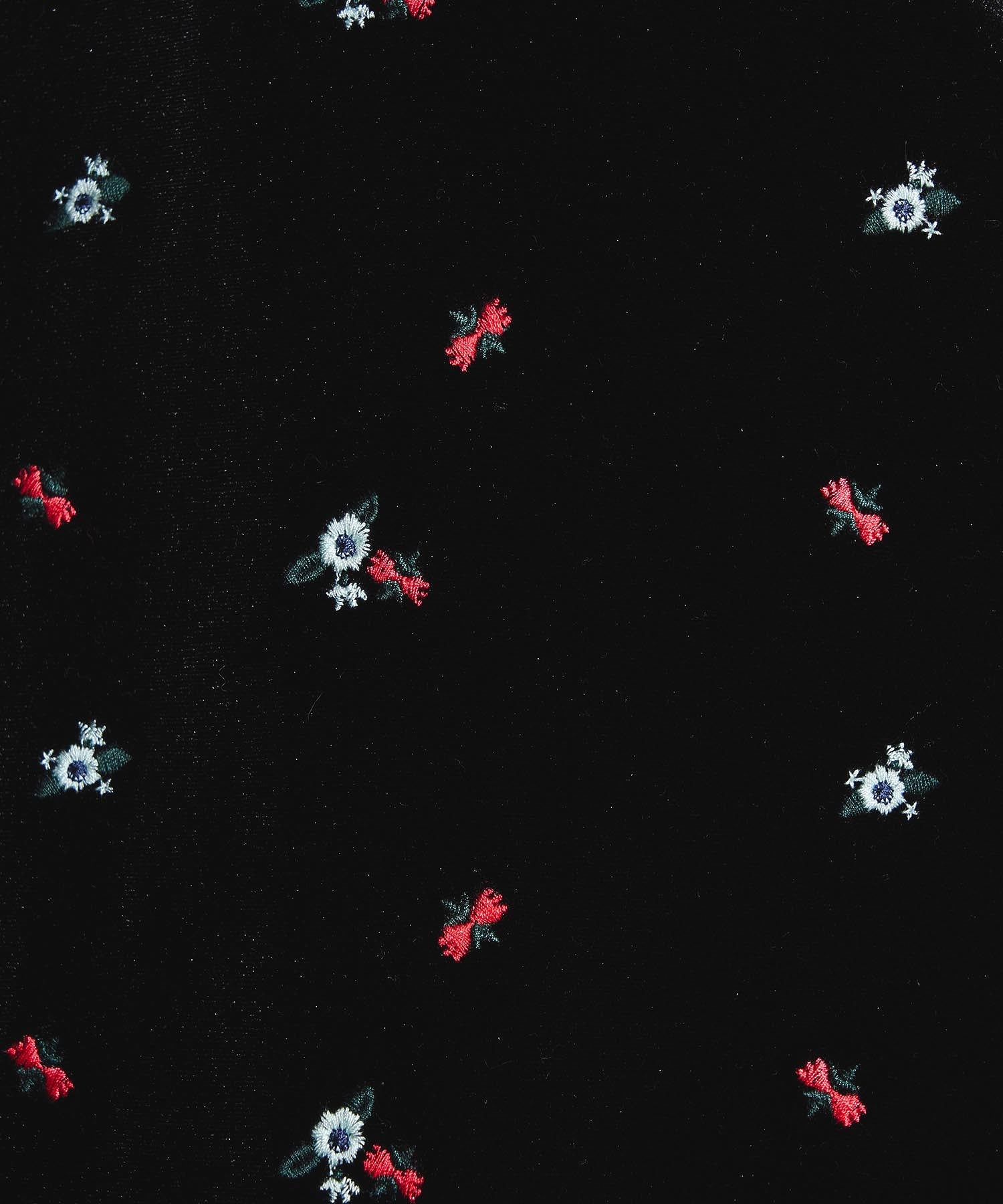 EMBROIDERY VELOUR PANTS