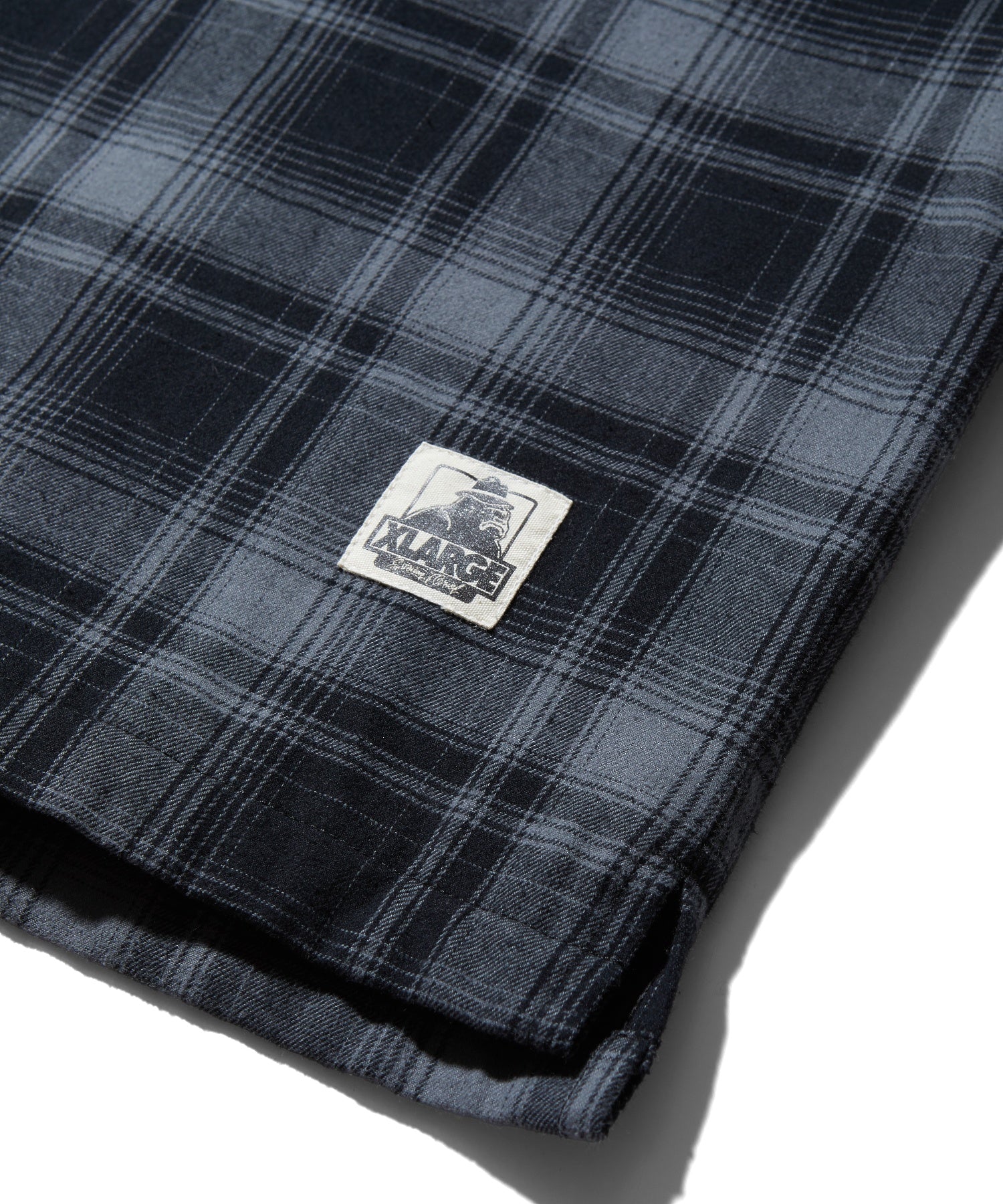 XLARGE×ESTEVAN ORIOL QUILTED HALF ZIP FLANNEL SHIRT