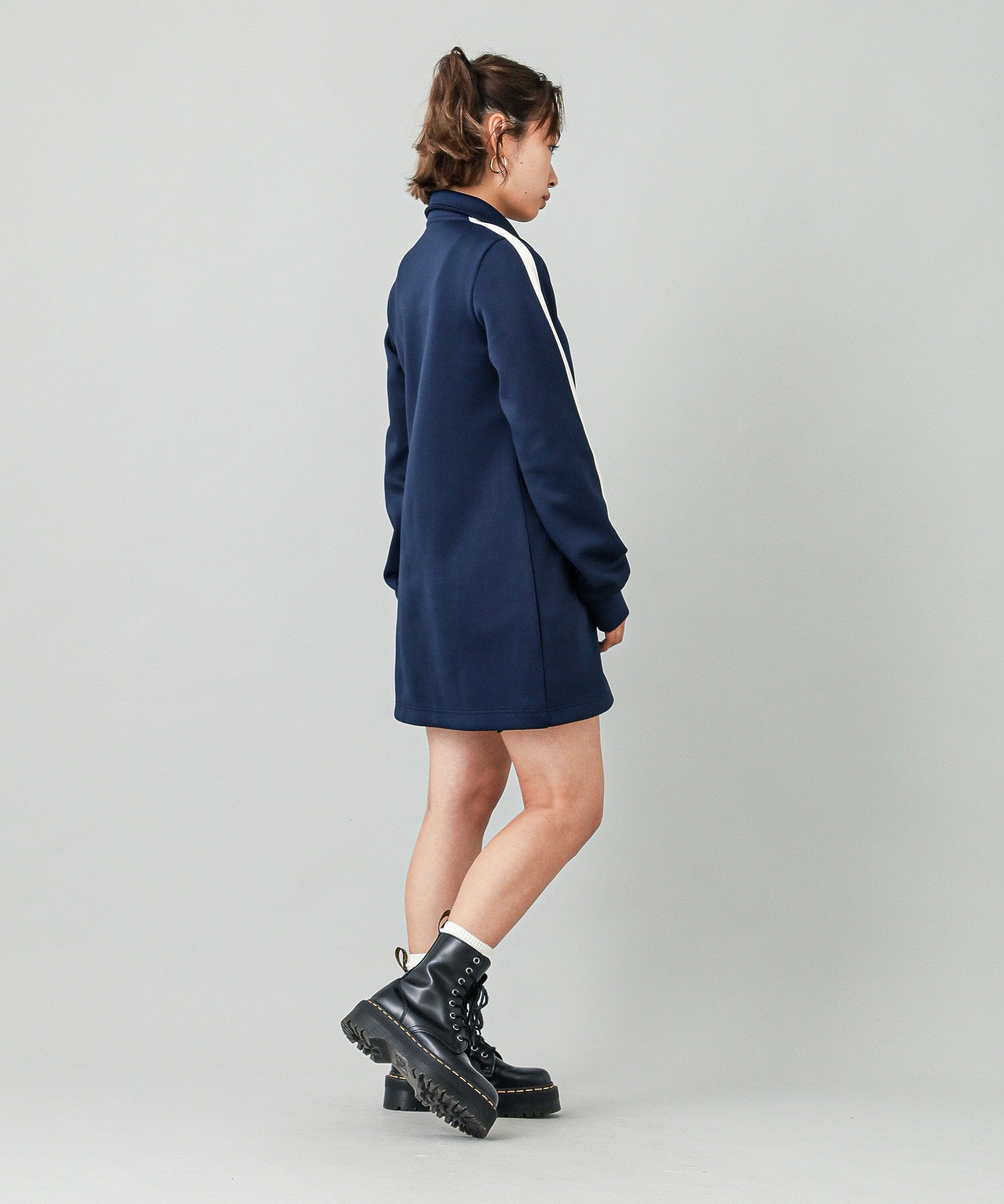 TRACK JERSEY DRESS
