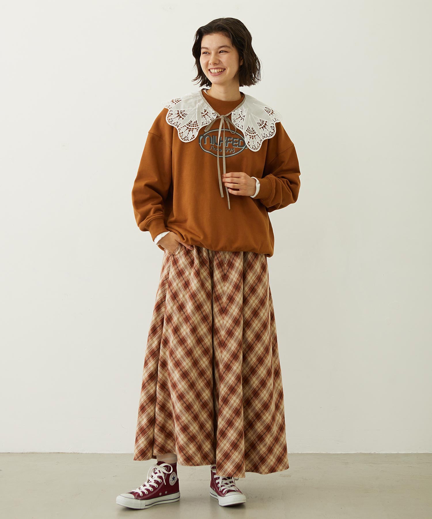 CIRCLE LOGO SWEAT TOP