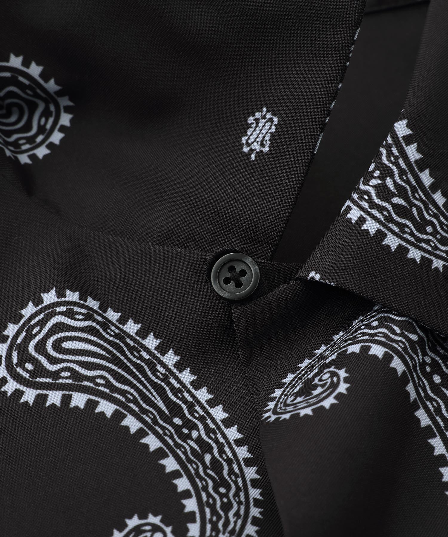PAISLEY S/S OPEN COLLAR SHIRT SILAS