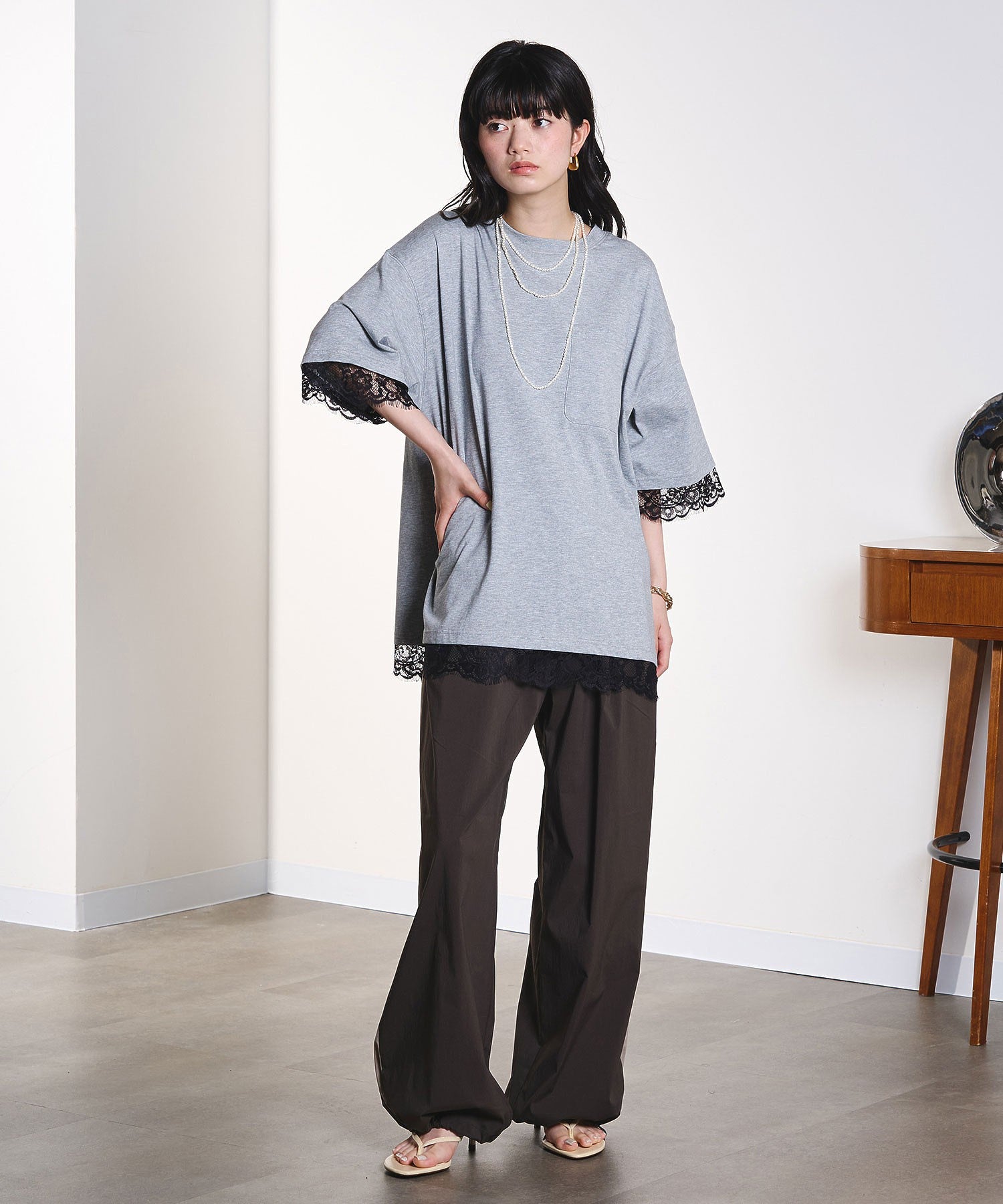 model:163cm 着用サイズ:ONE SIZE