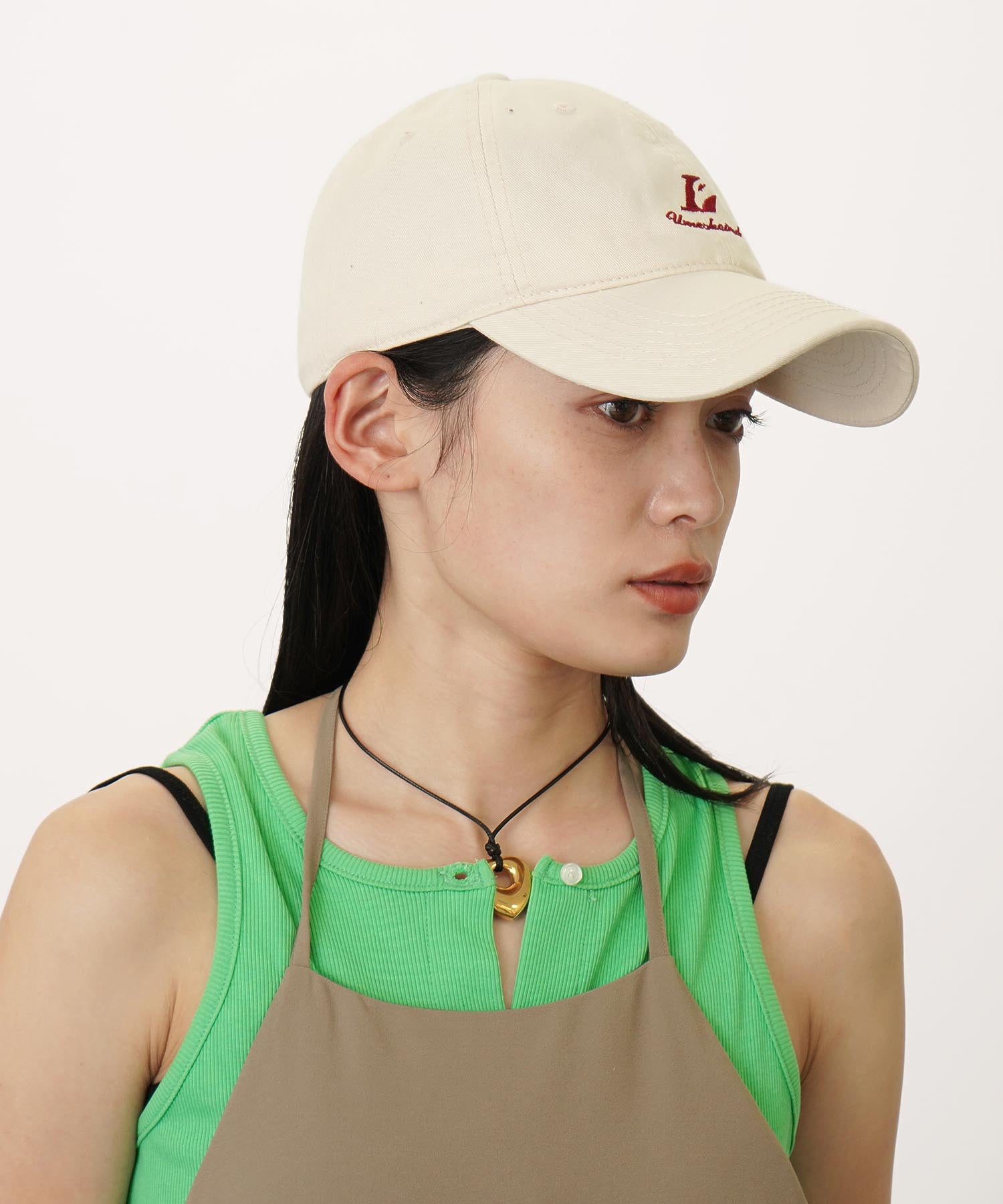 ワンポイントシシュウCAP