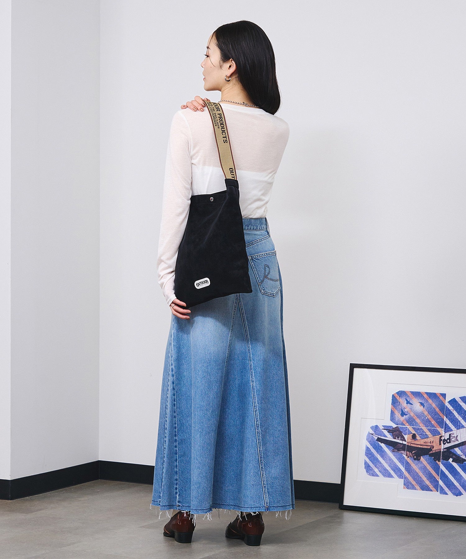 【ROSE BUD別注】OUTDOOR PRODUCTS/JACQUARD TAPE TOTE