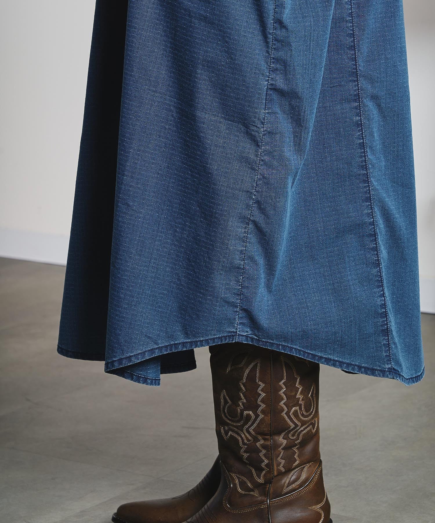 RIP STOP WORK POCKET SHIRT DRESS