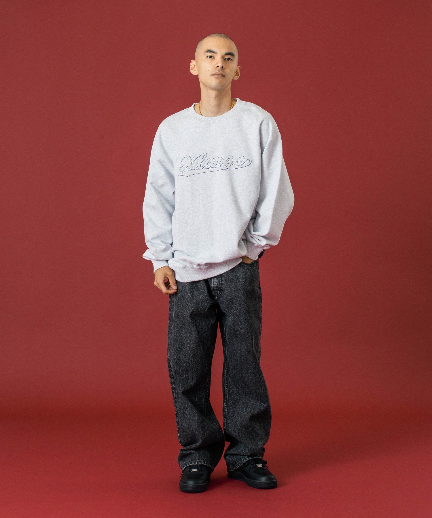 OVERDYED DENIM PANTS