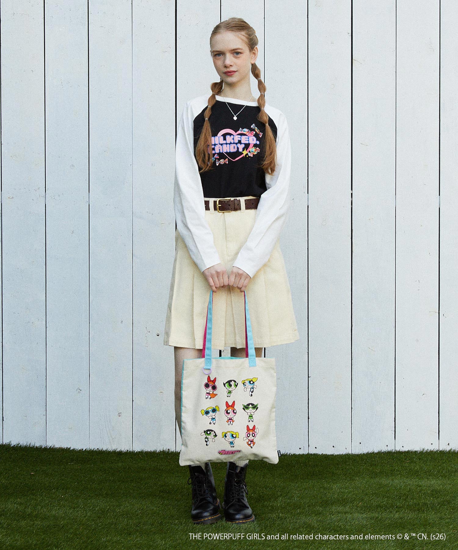 THE POWERPUFF GIRLS × MILKFED. TOTEBAG