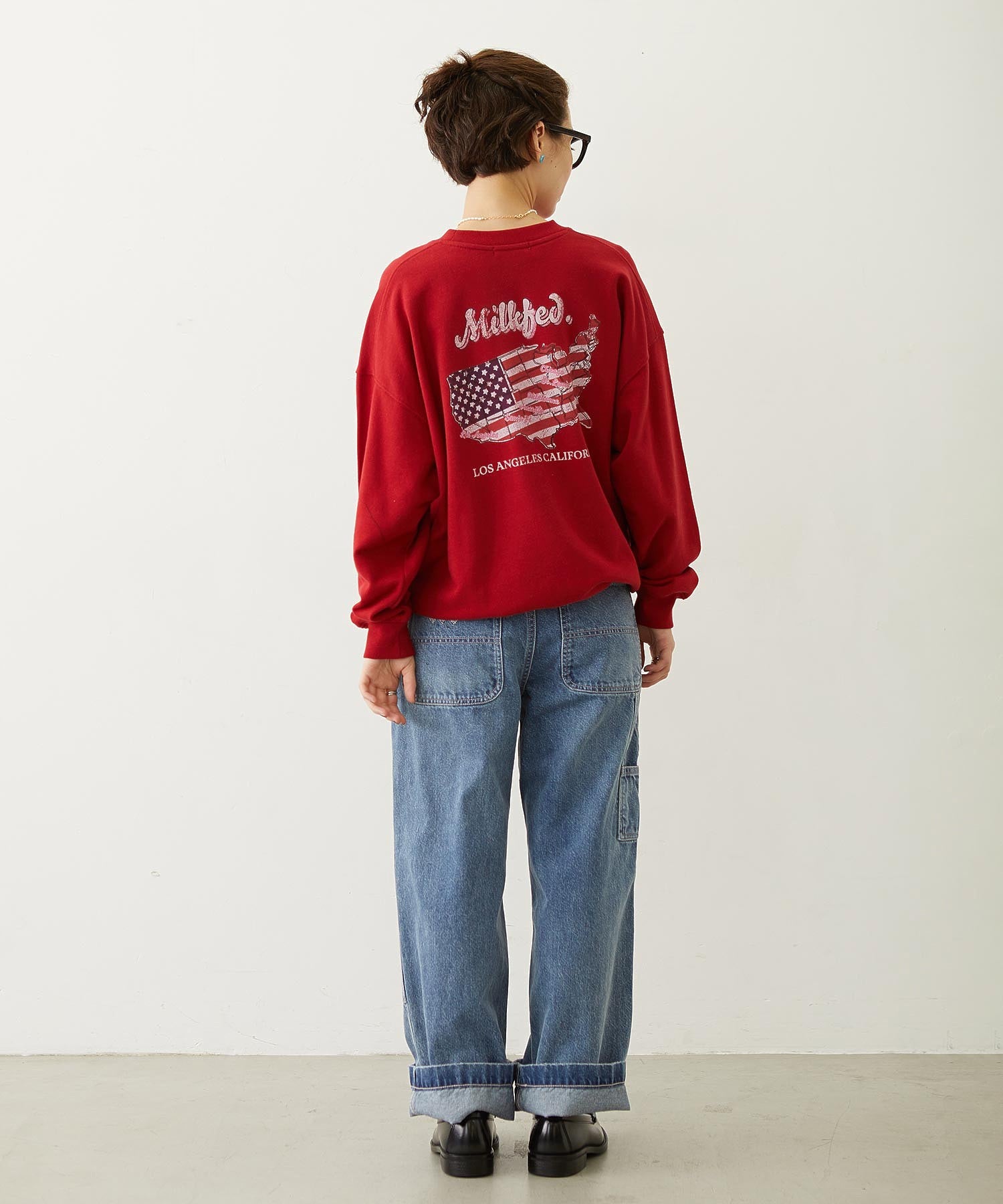 AMERICAN FLAG SWEAT TOP