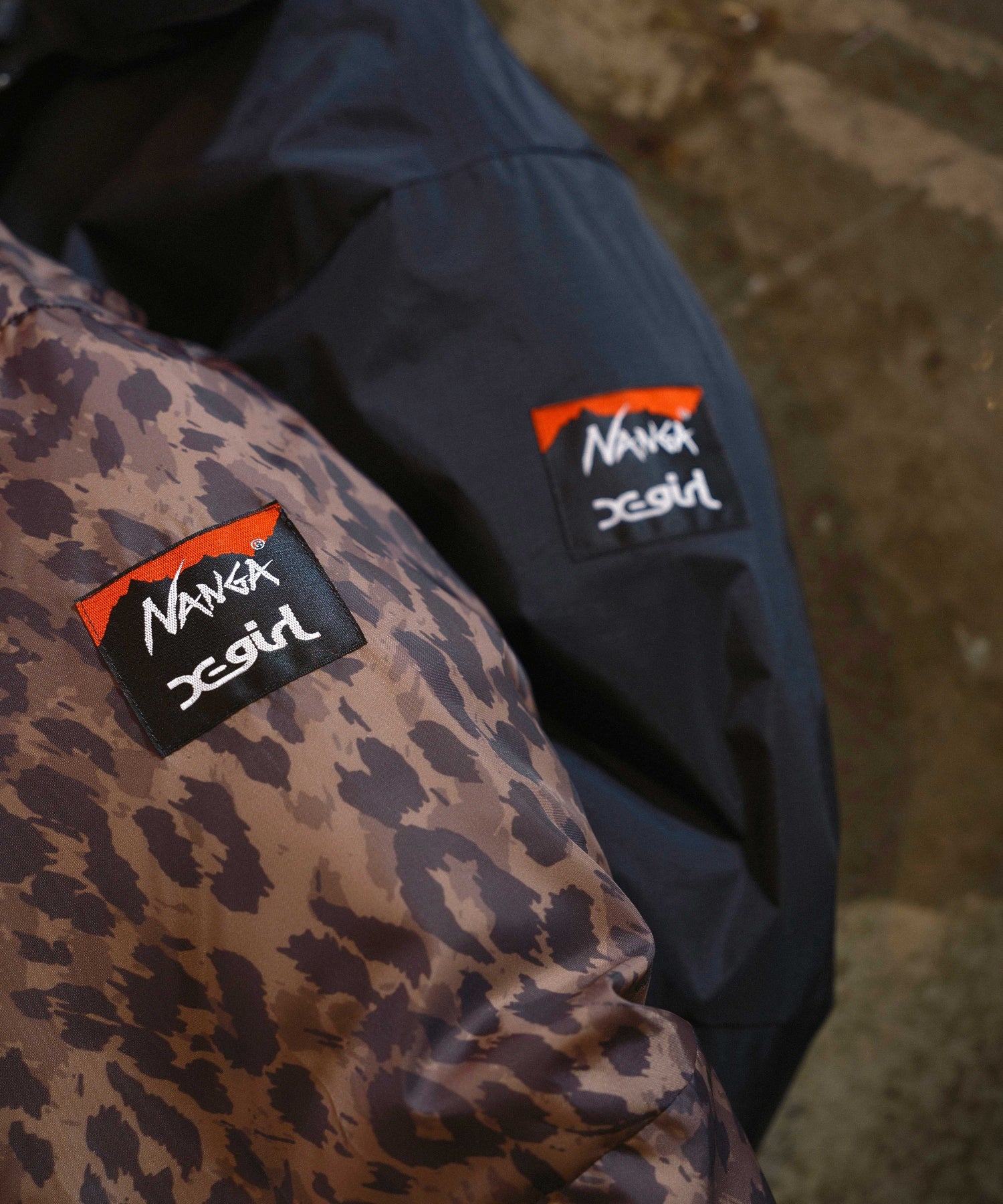 X-girl x NANGA PUFFER JACKET
