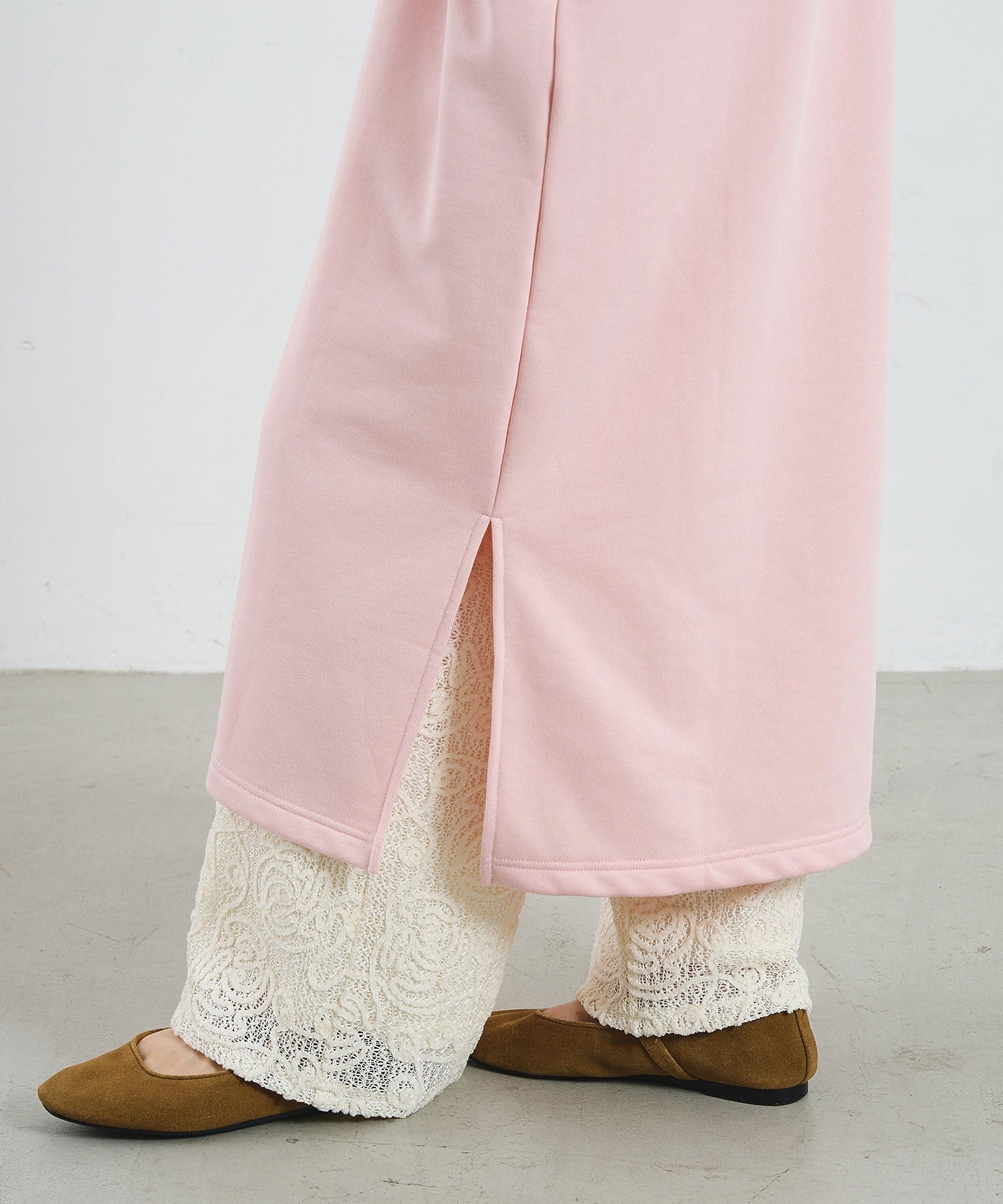 HENLEY NECK DRESS