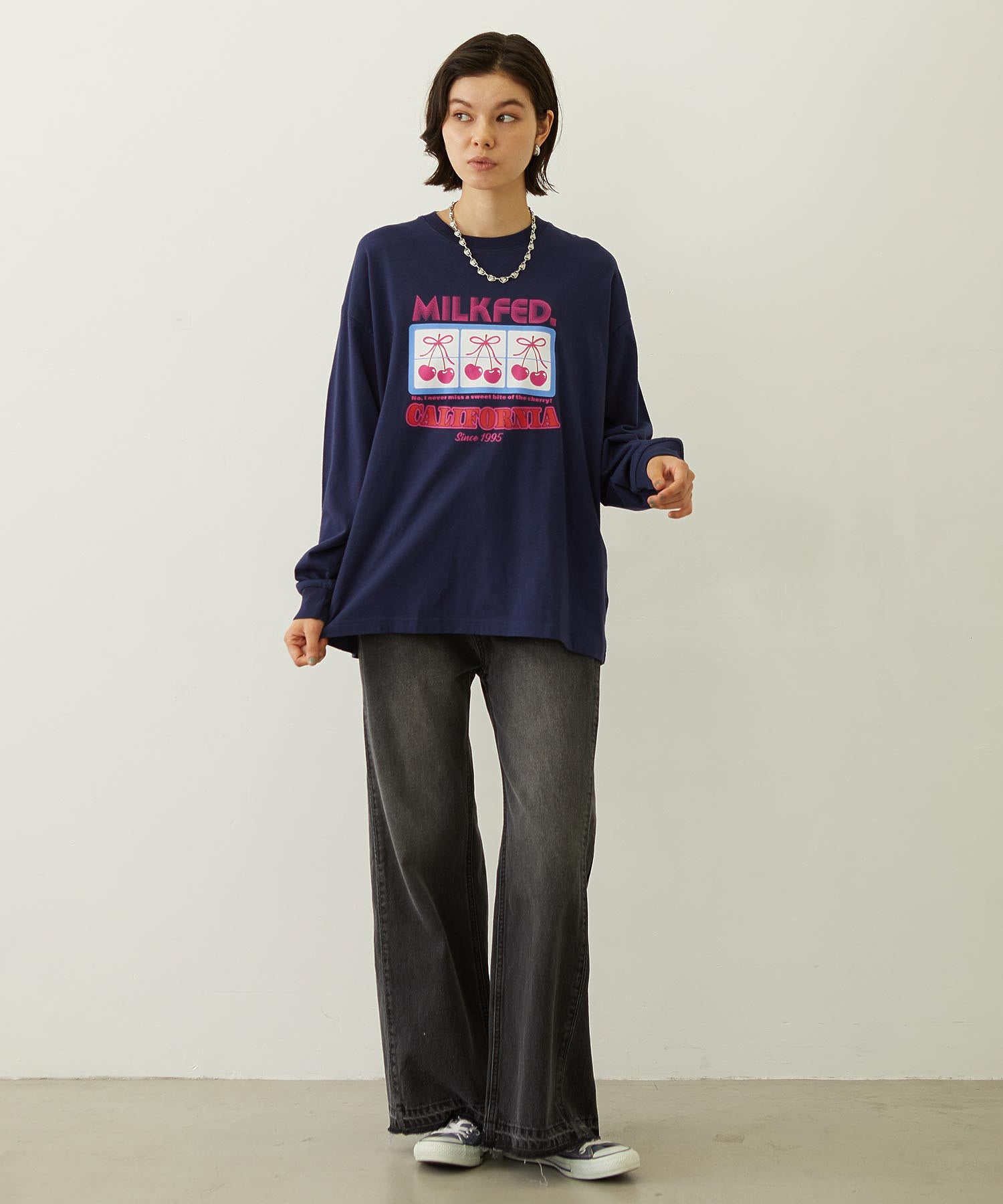 FLARED DENIM PANTS