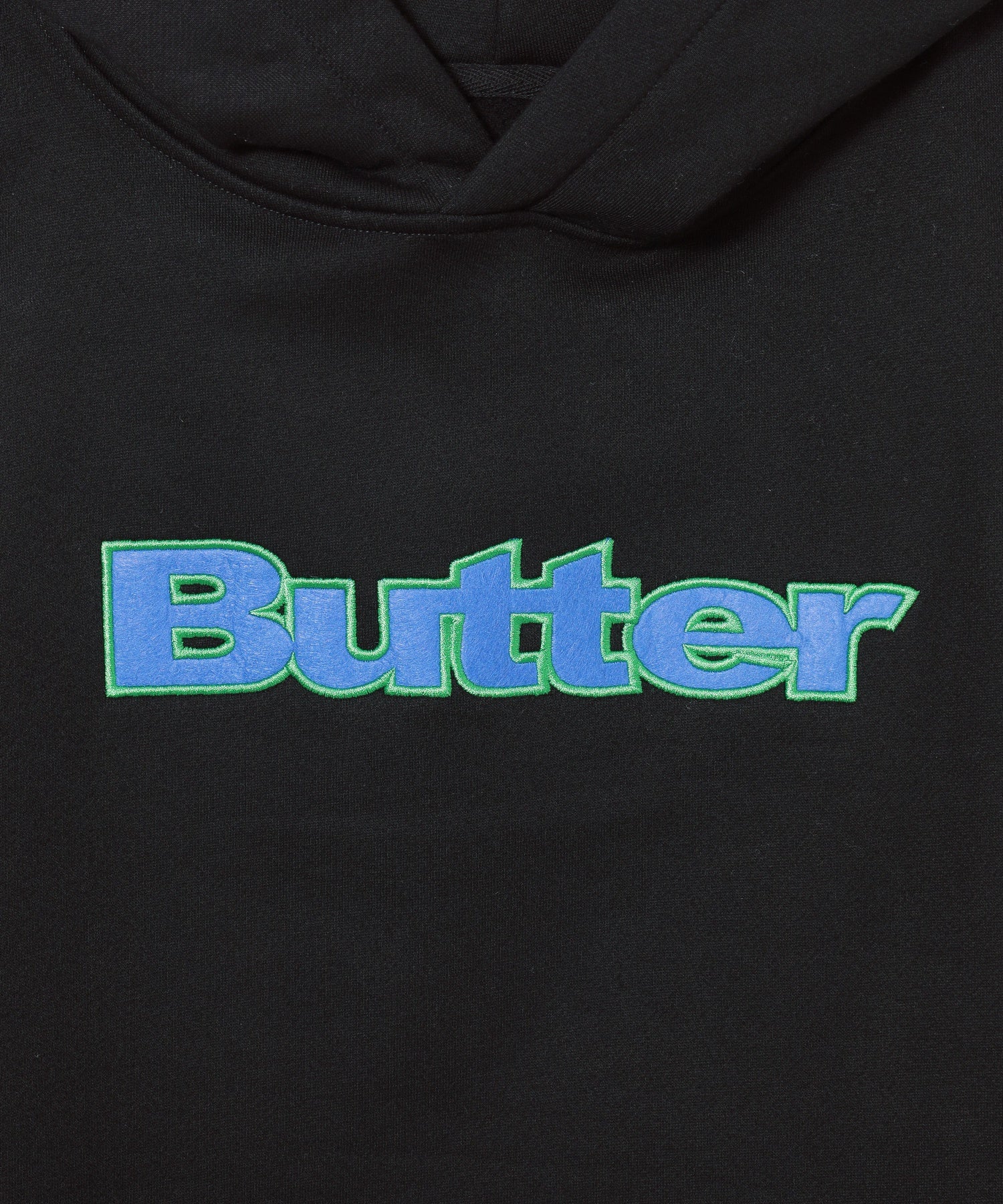 BUTTER/バター/Felt Logo Applique Pullover Hood