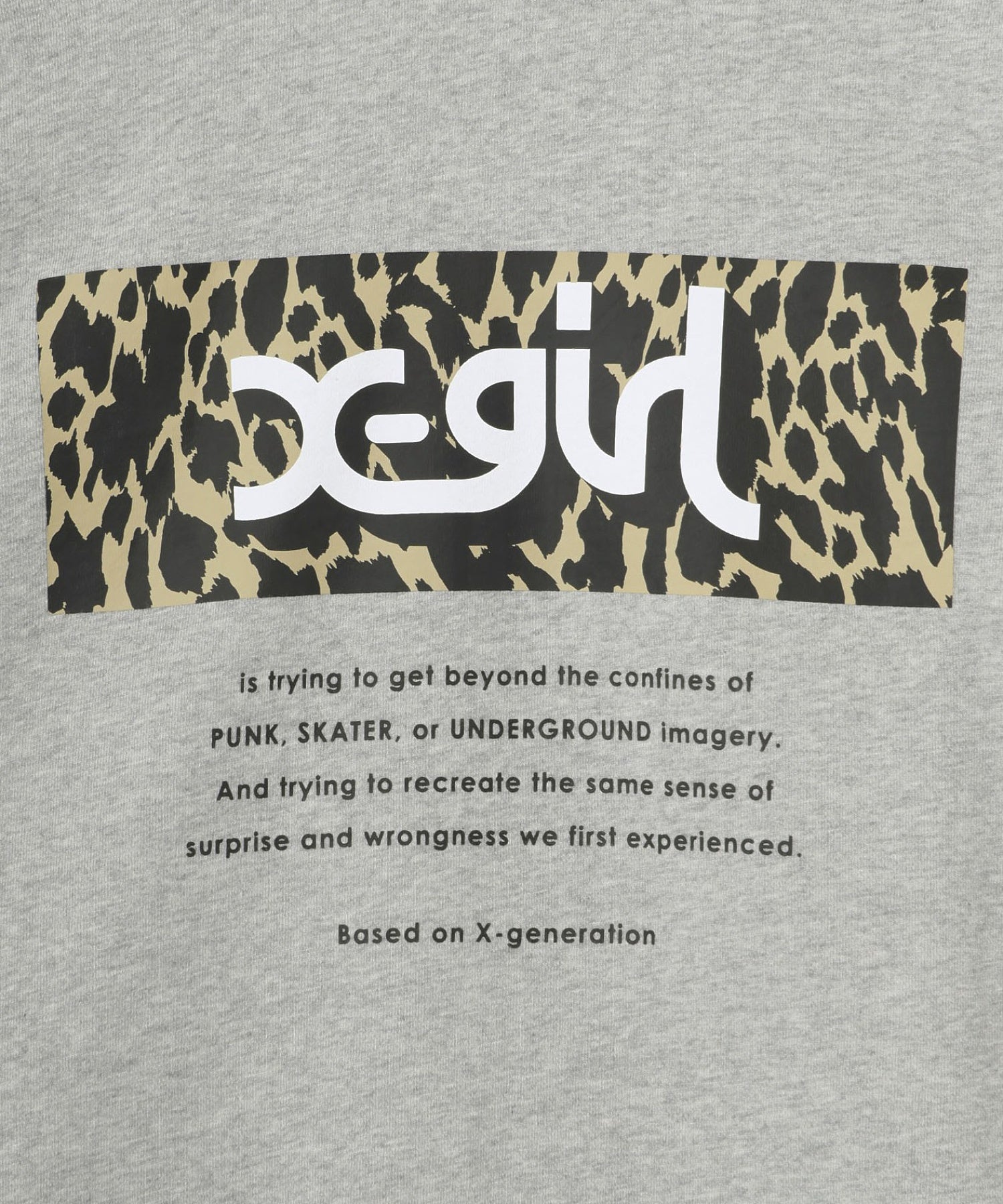 LEOPARD BOX ZIP UP SWEAT HOODIE