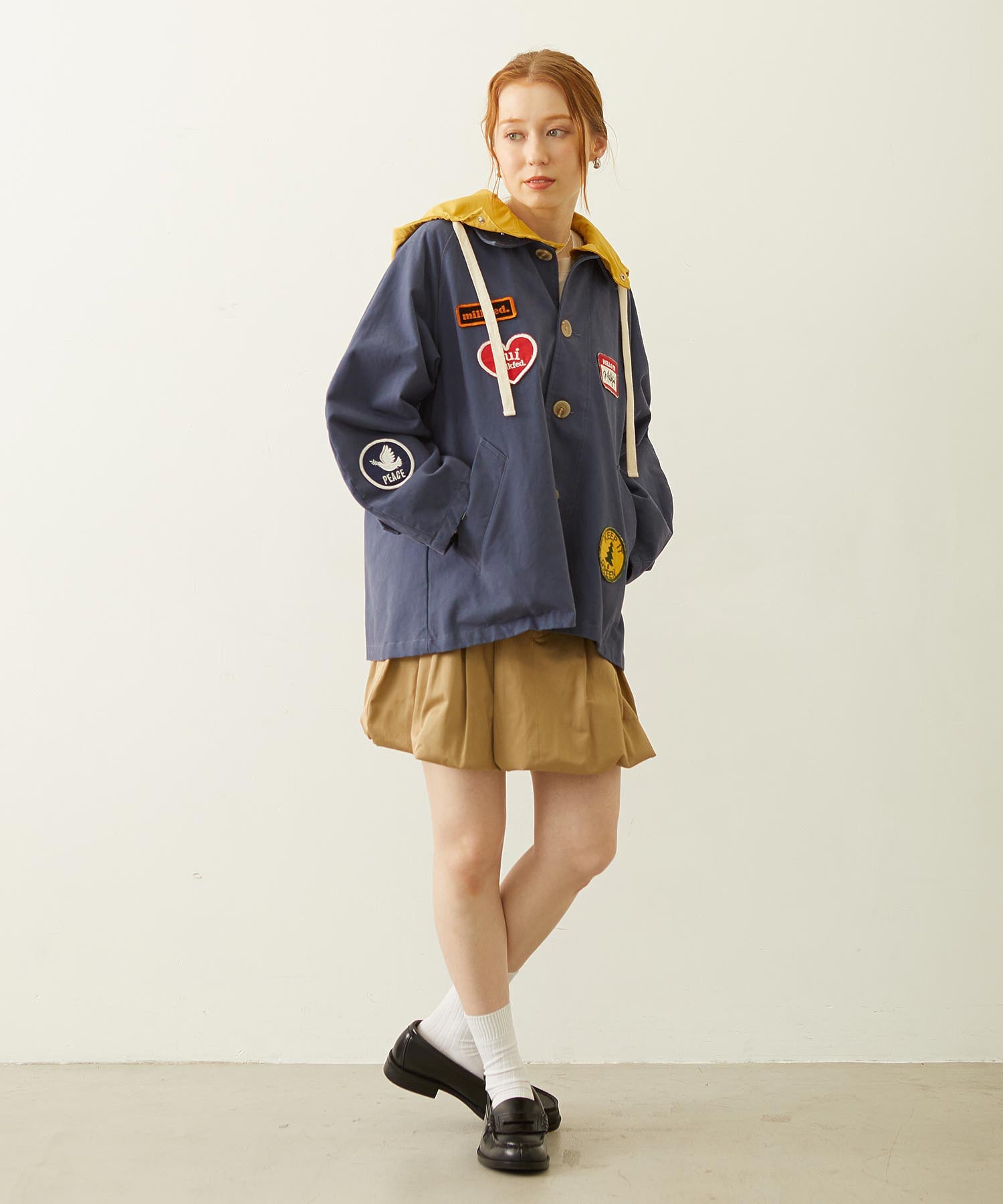 PATCH HOODED JACKET