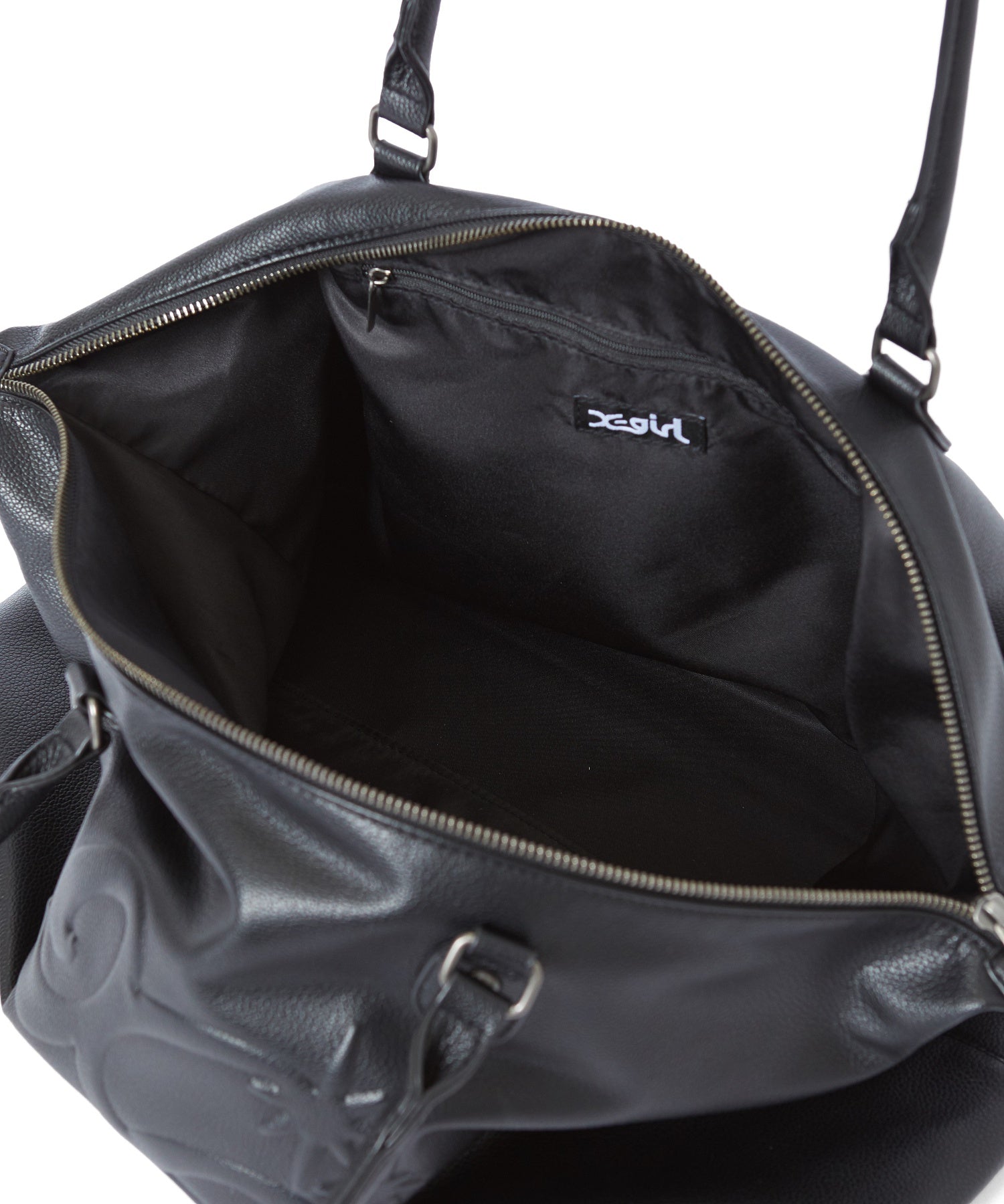 EMBOSSED XG LOGO BOSTON BAG