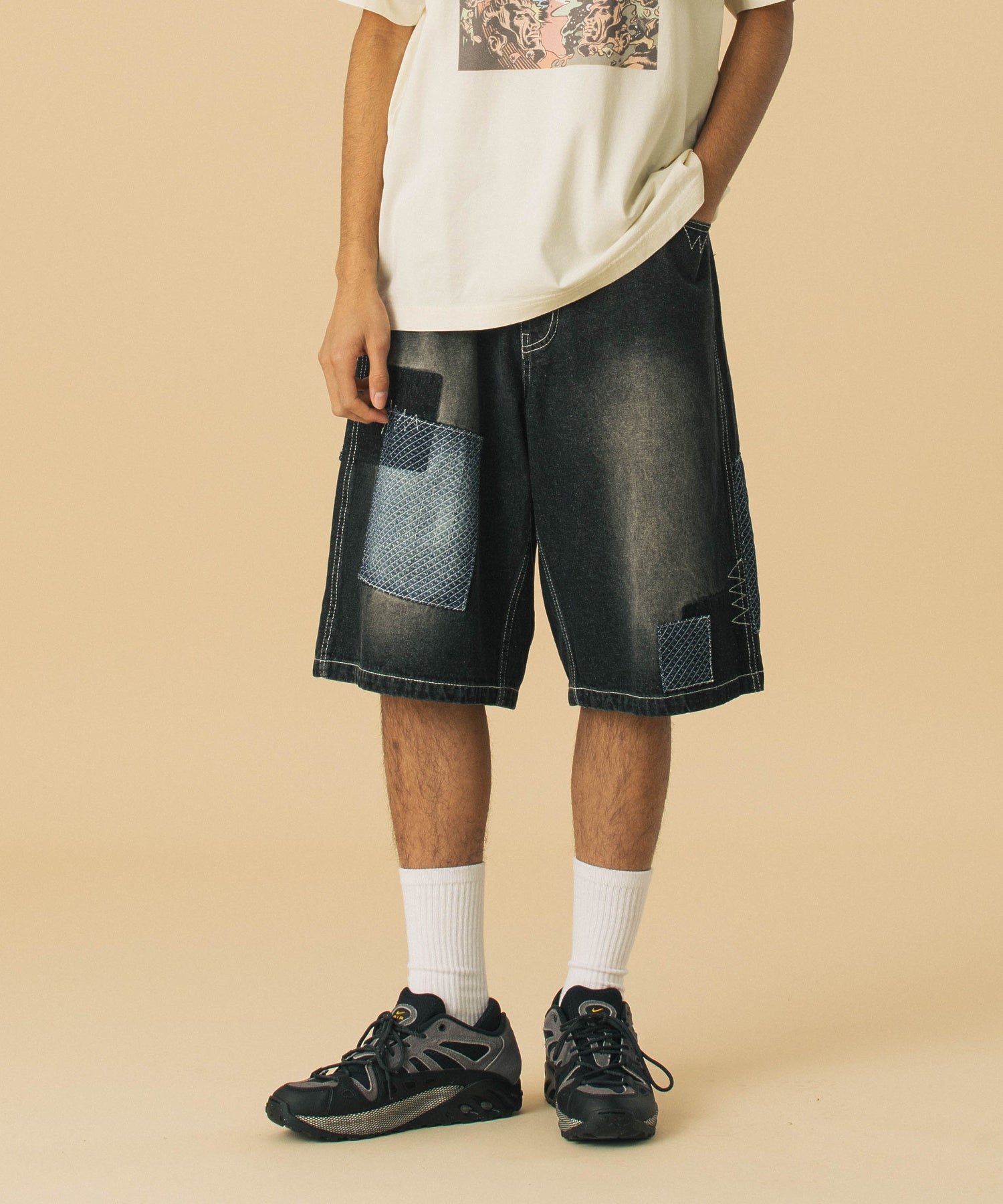 CUSTOM DENIM SHORT PANTS