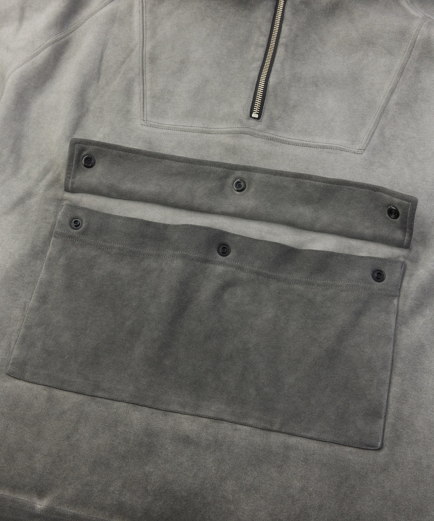 FADED ANORAK SWEATSHIRT