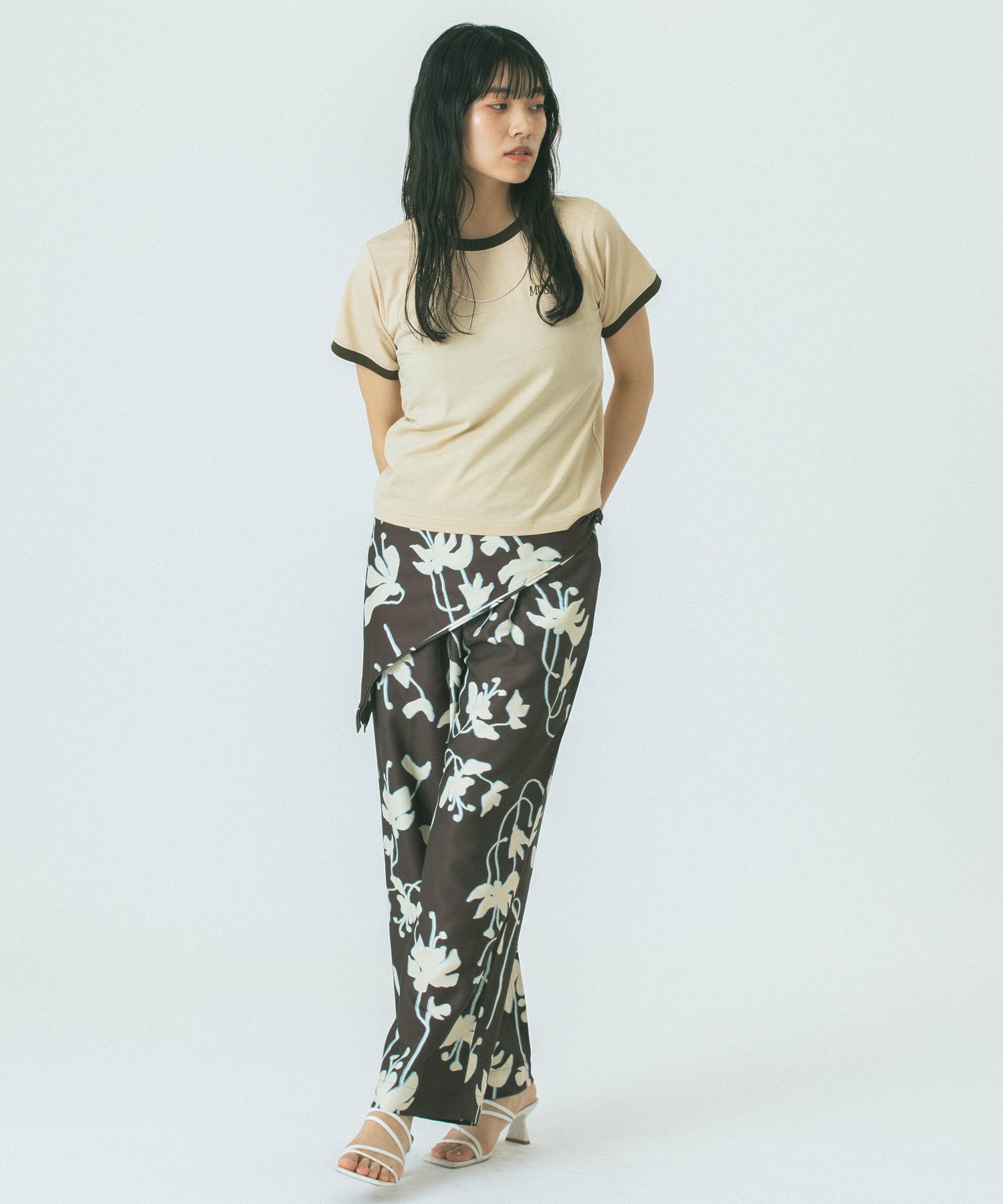 FLOWER PRINT PANTS