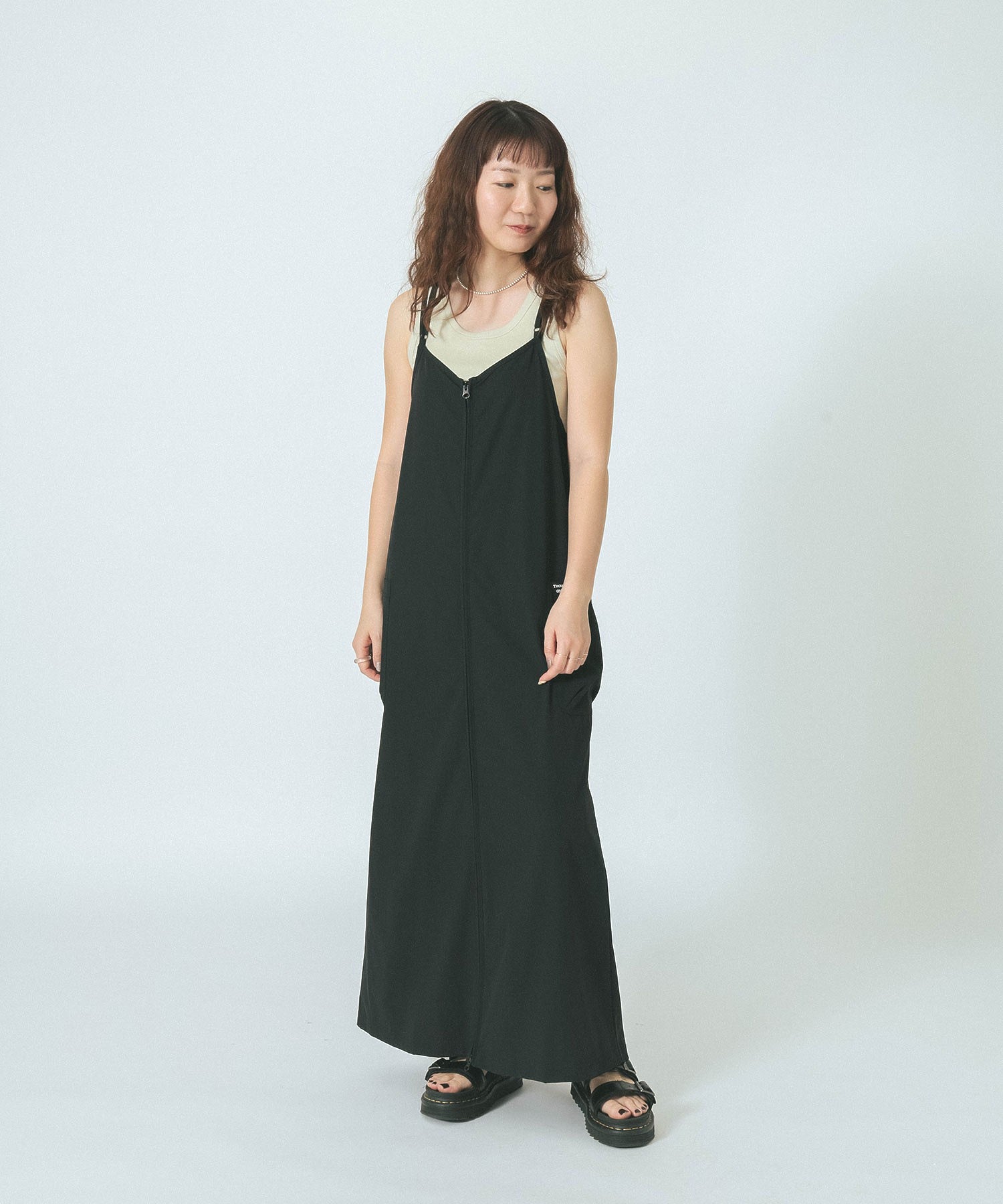 THOUSAND MILExGENE HEAVENS/BACK CROSS NALLOW STRAP DRESS