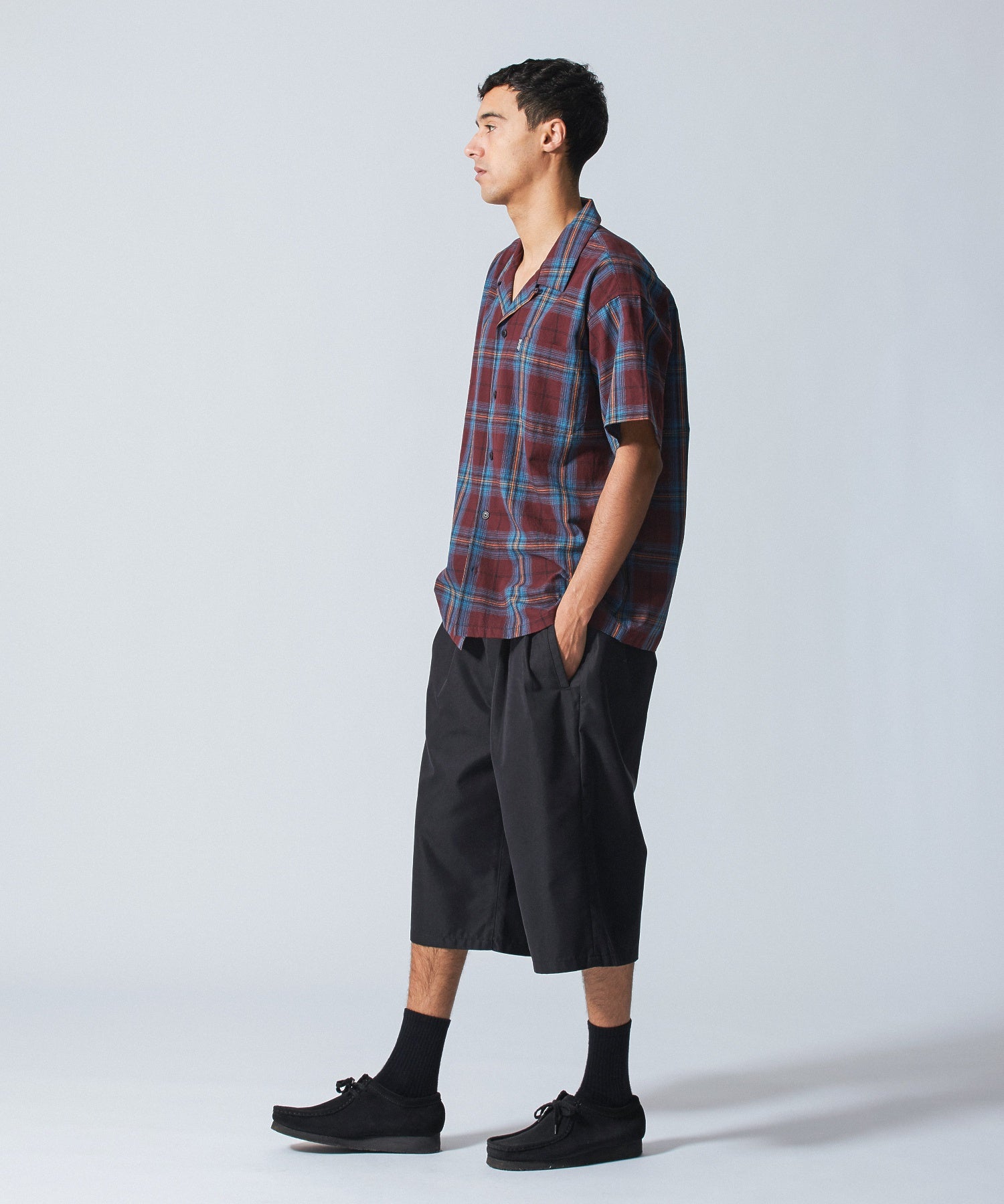 SHORT BAGGY CHINO PANTS