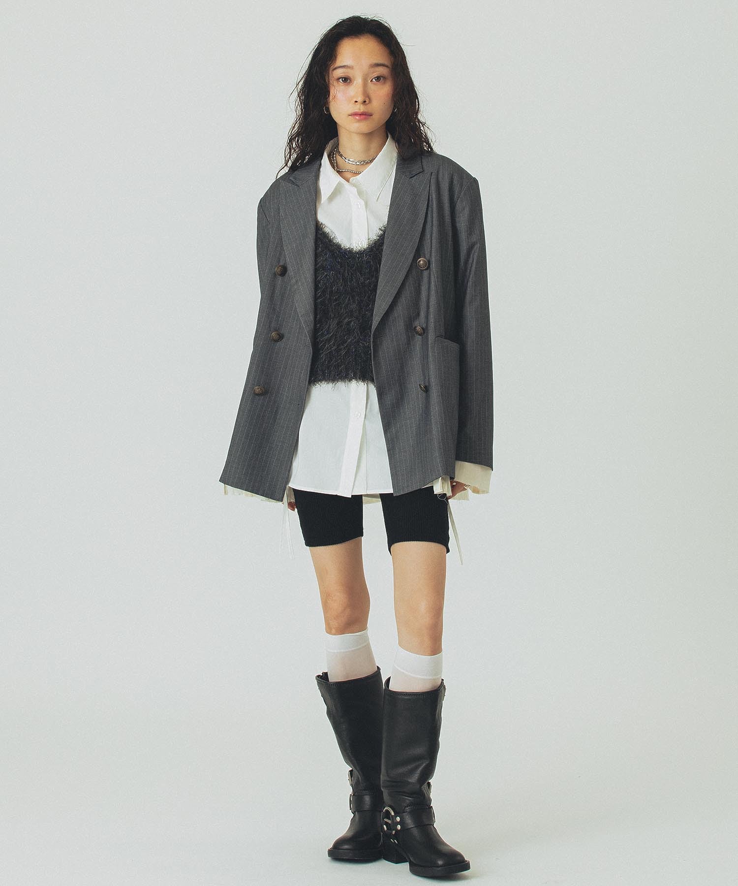 model:161cm 着用サイズ:S