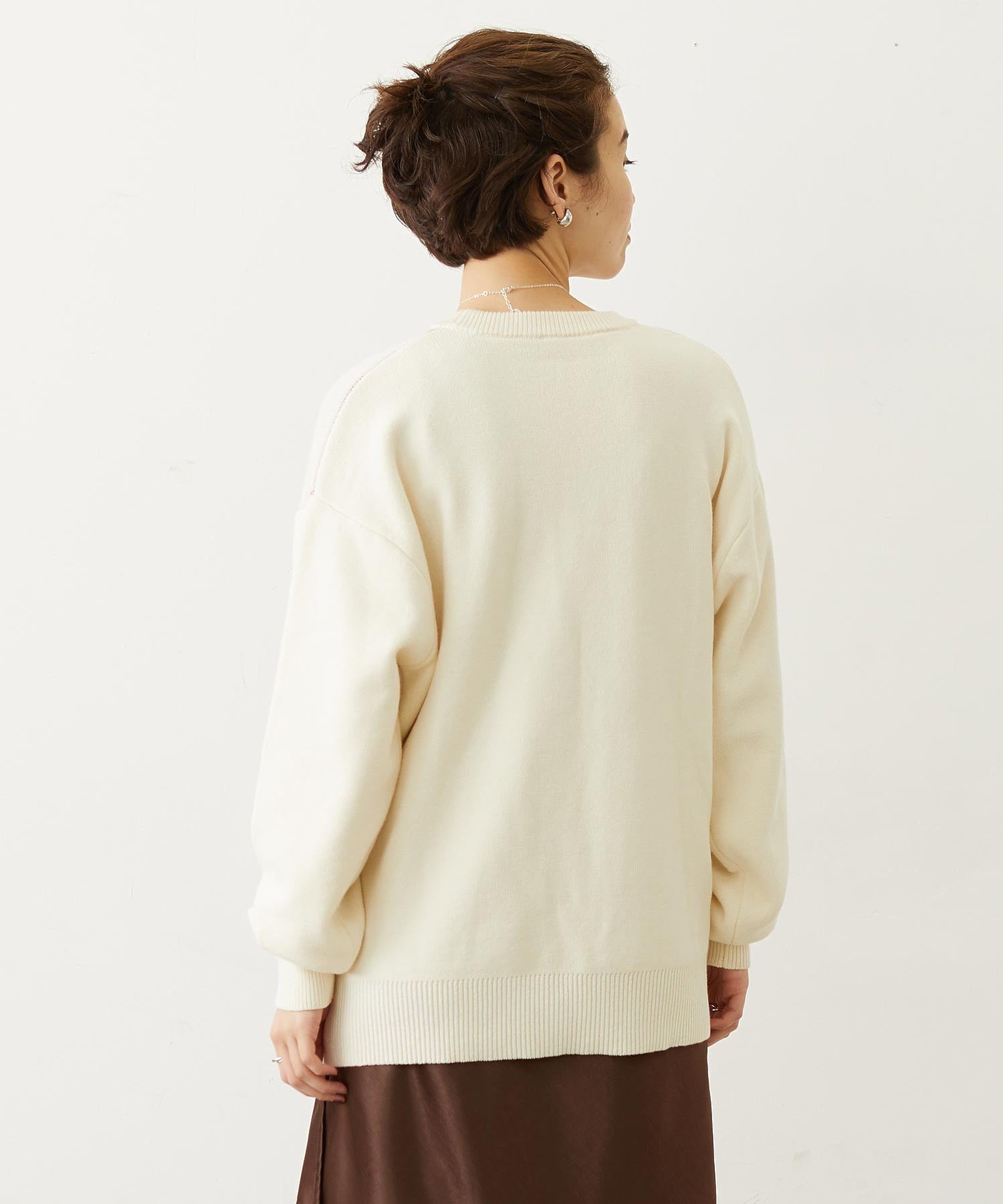 CHERRY LOGO KNIT TOP