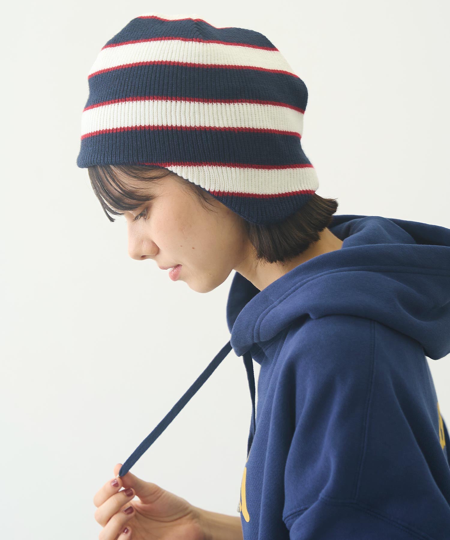 STRIPED KNIT CAP