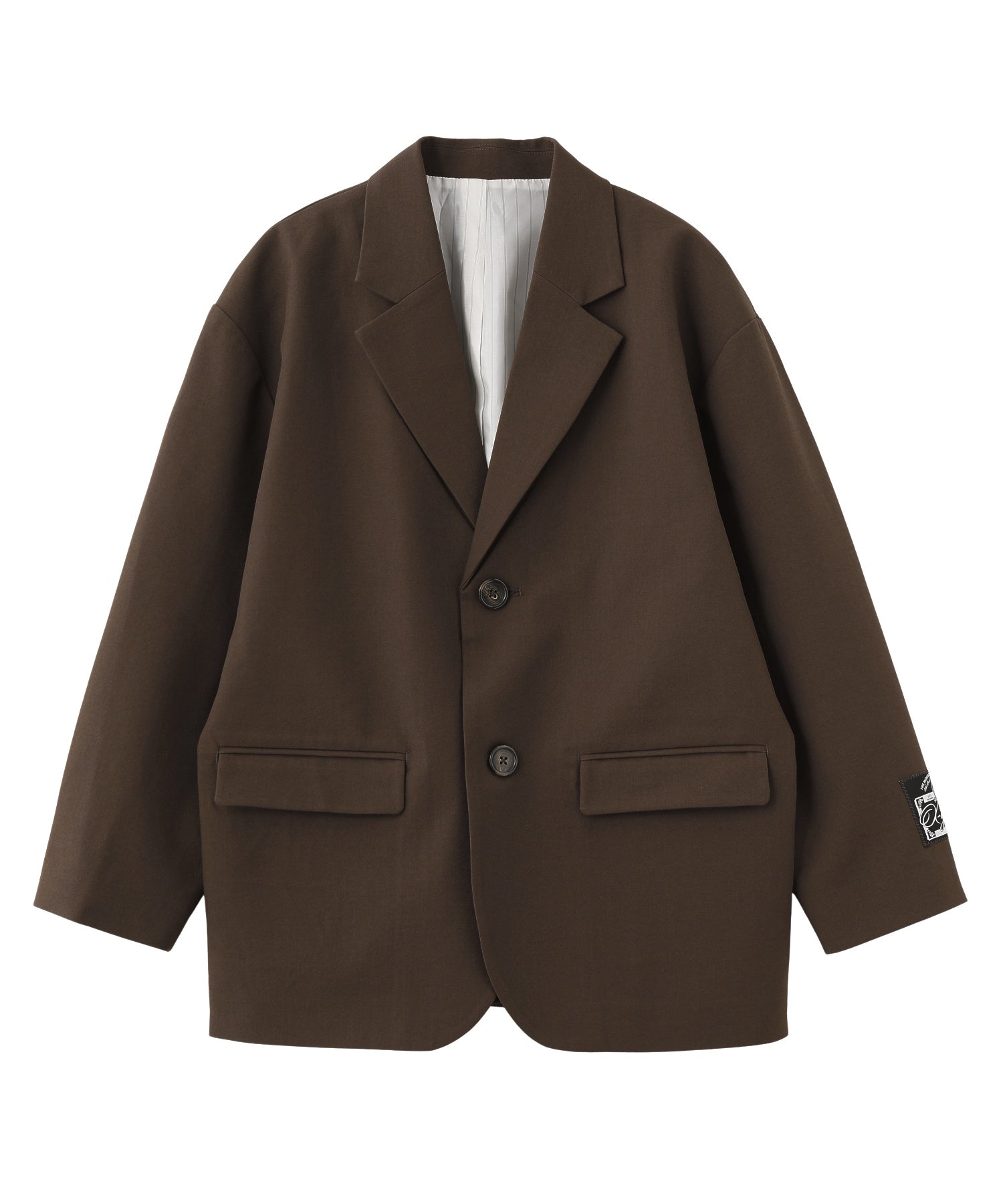 FACE LABEL TAILORED JACKET