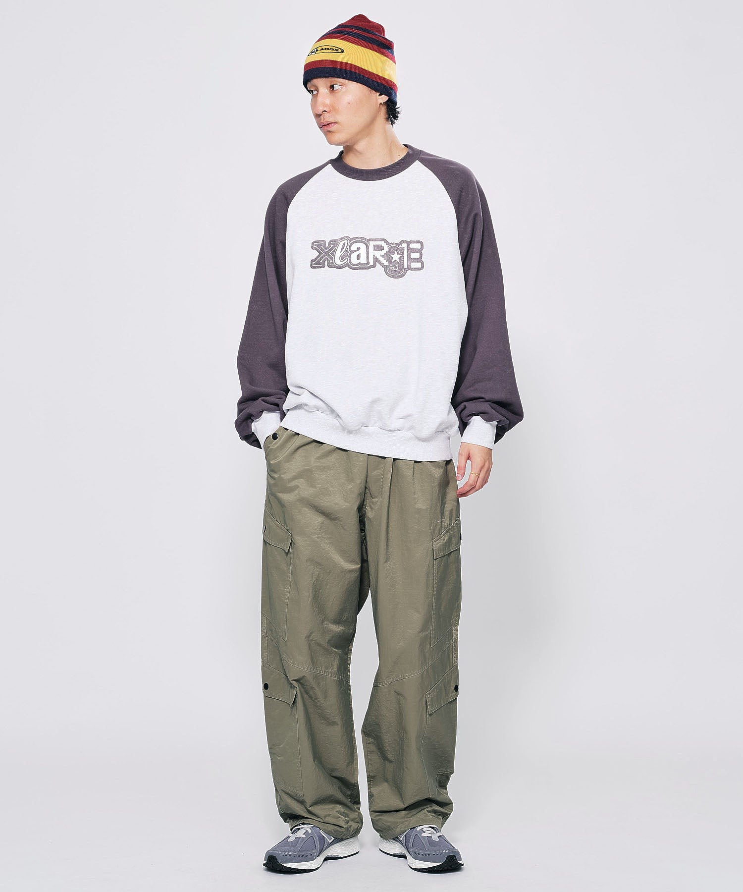 MODEL 身長178cm / 着用サイズ：Lサイズ ※商品の色味の目安は、商品単体の画像をご参照ください。