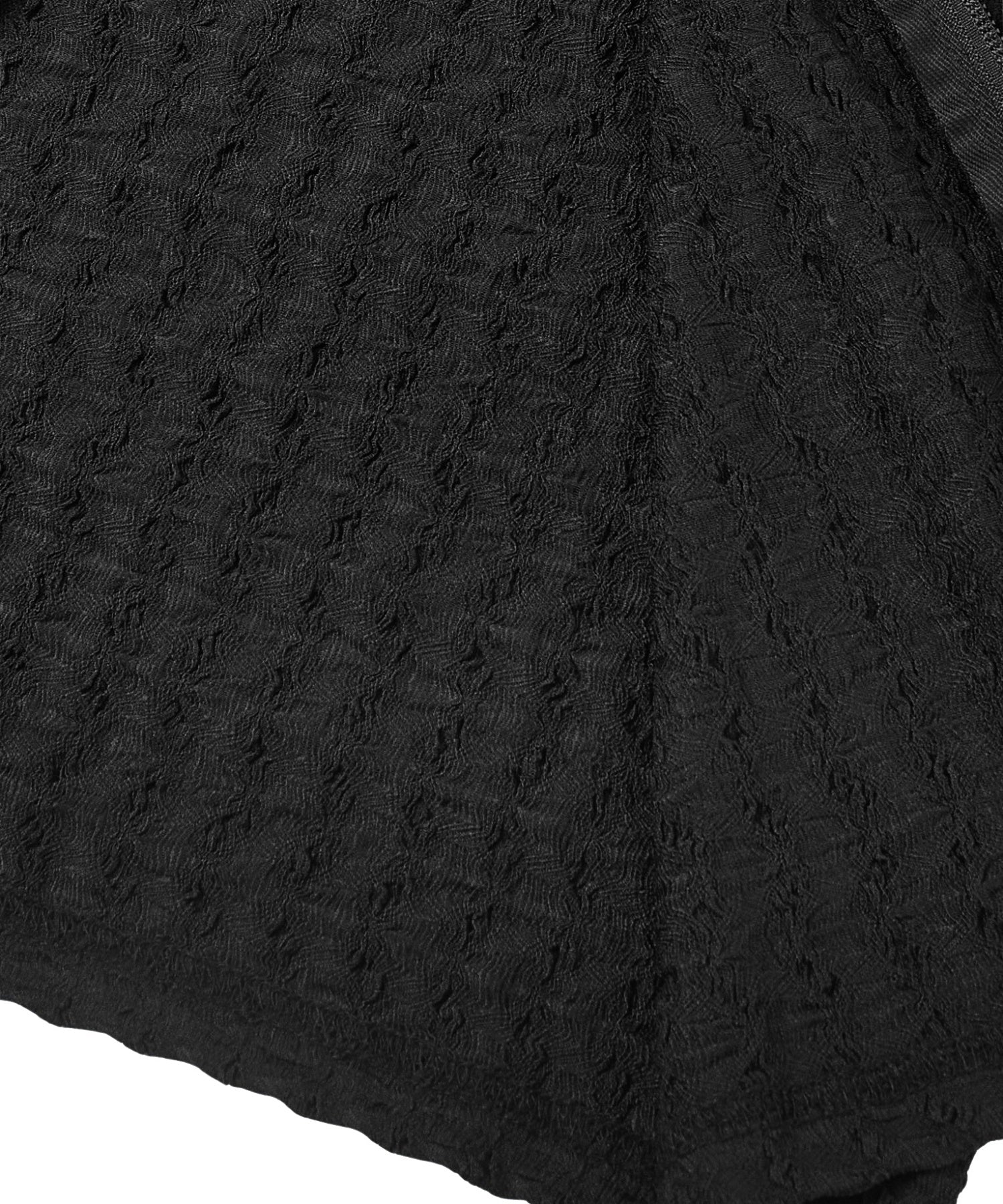 SCRIPT LOGO SHIRRED S/S ZIP UP TOP