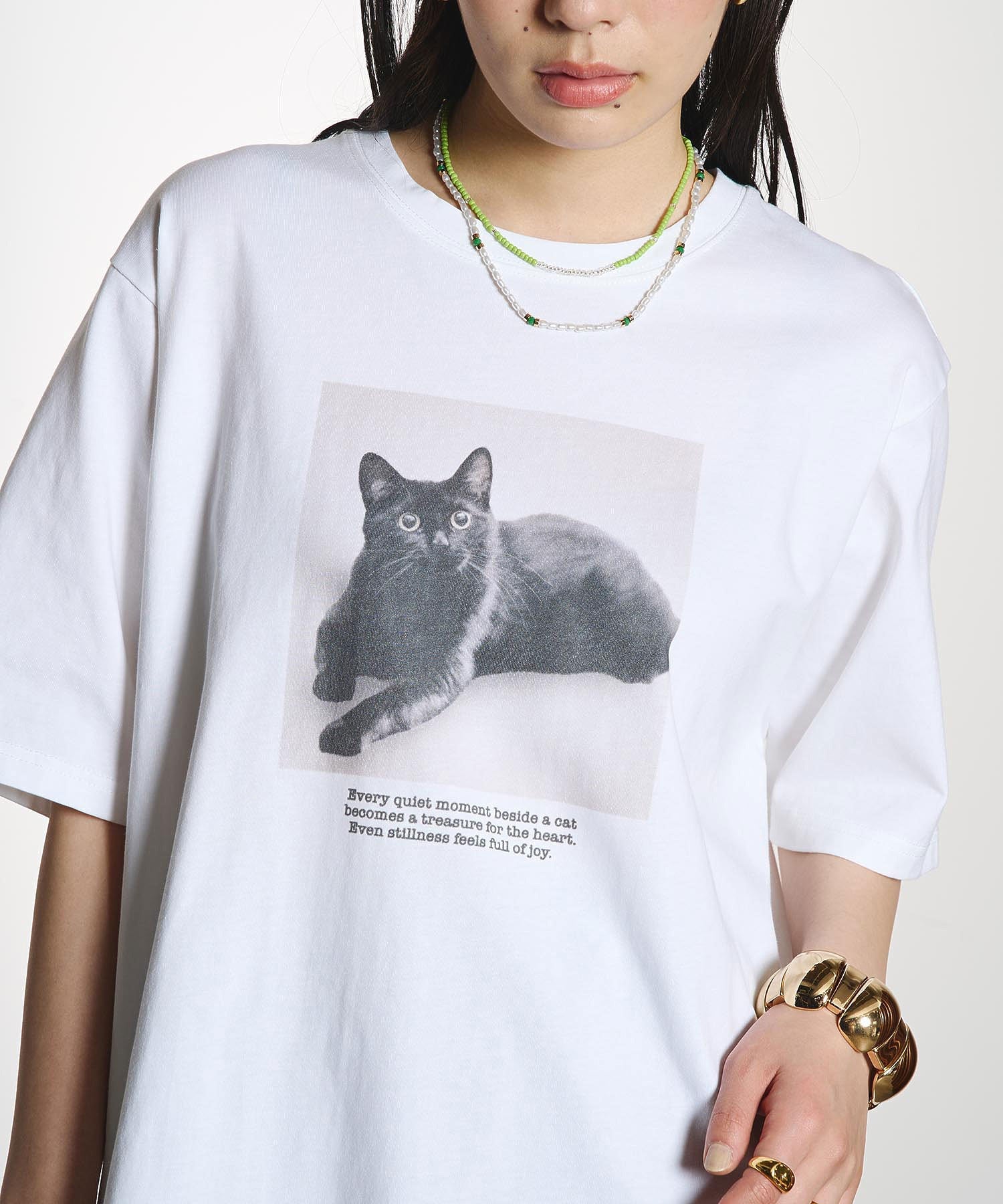 CAT PHOTO S/S TEE