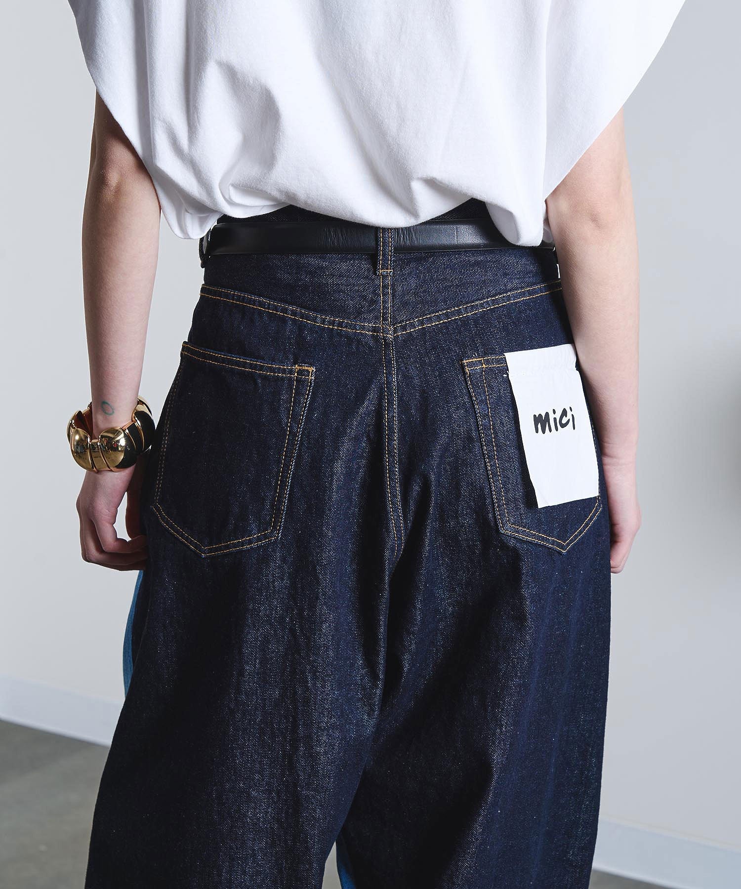 mici/DENIM REMAKE STYLE PANTS