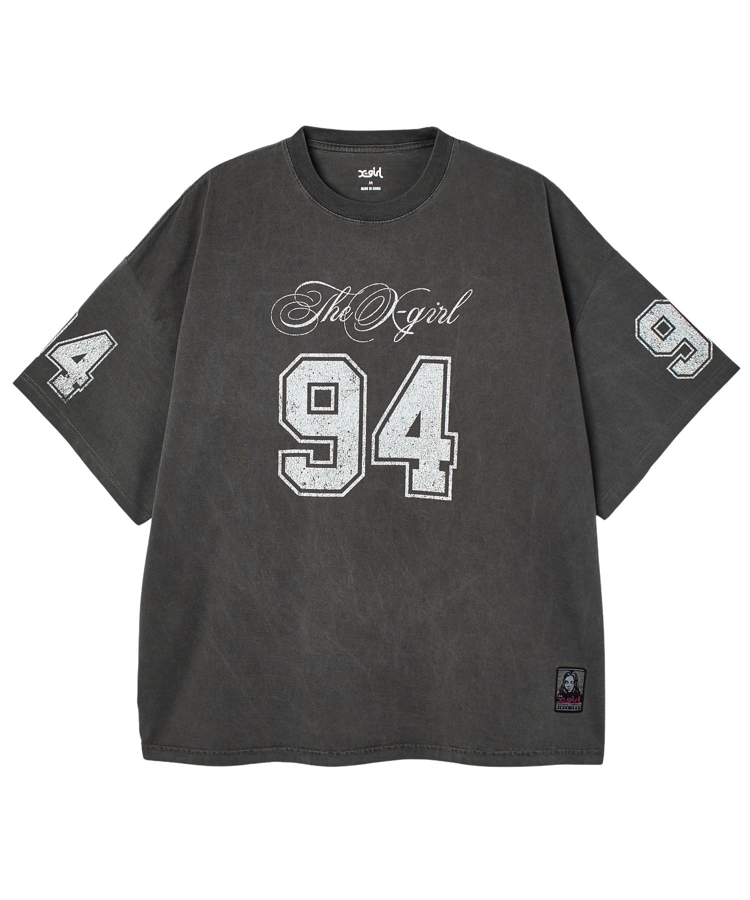 FADED NUMBER S/S BIG TEE DRESS