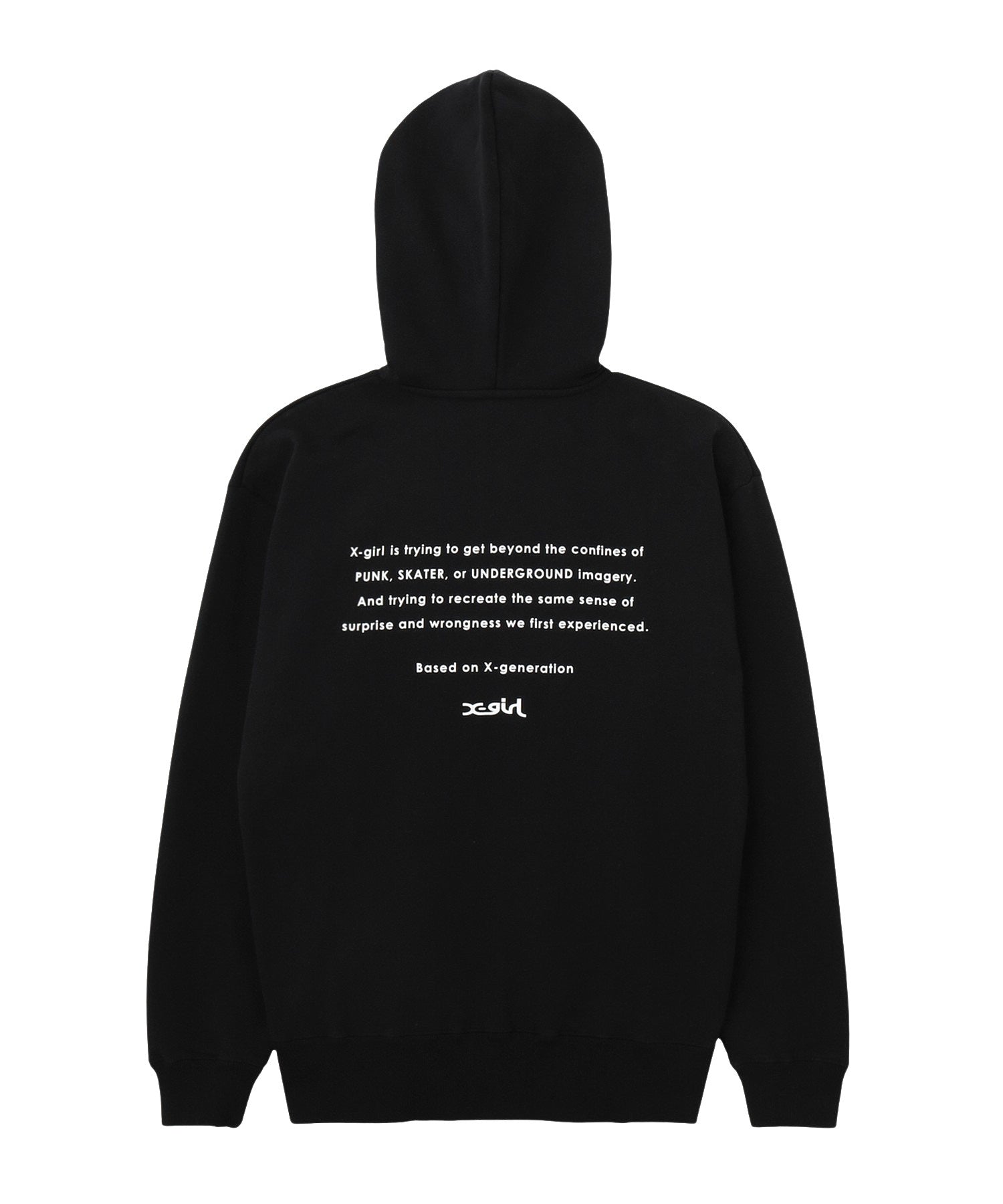 FACE AND WORDS ZIP UP SWEAT HOODIE
