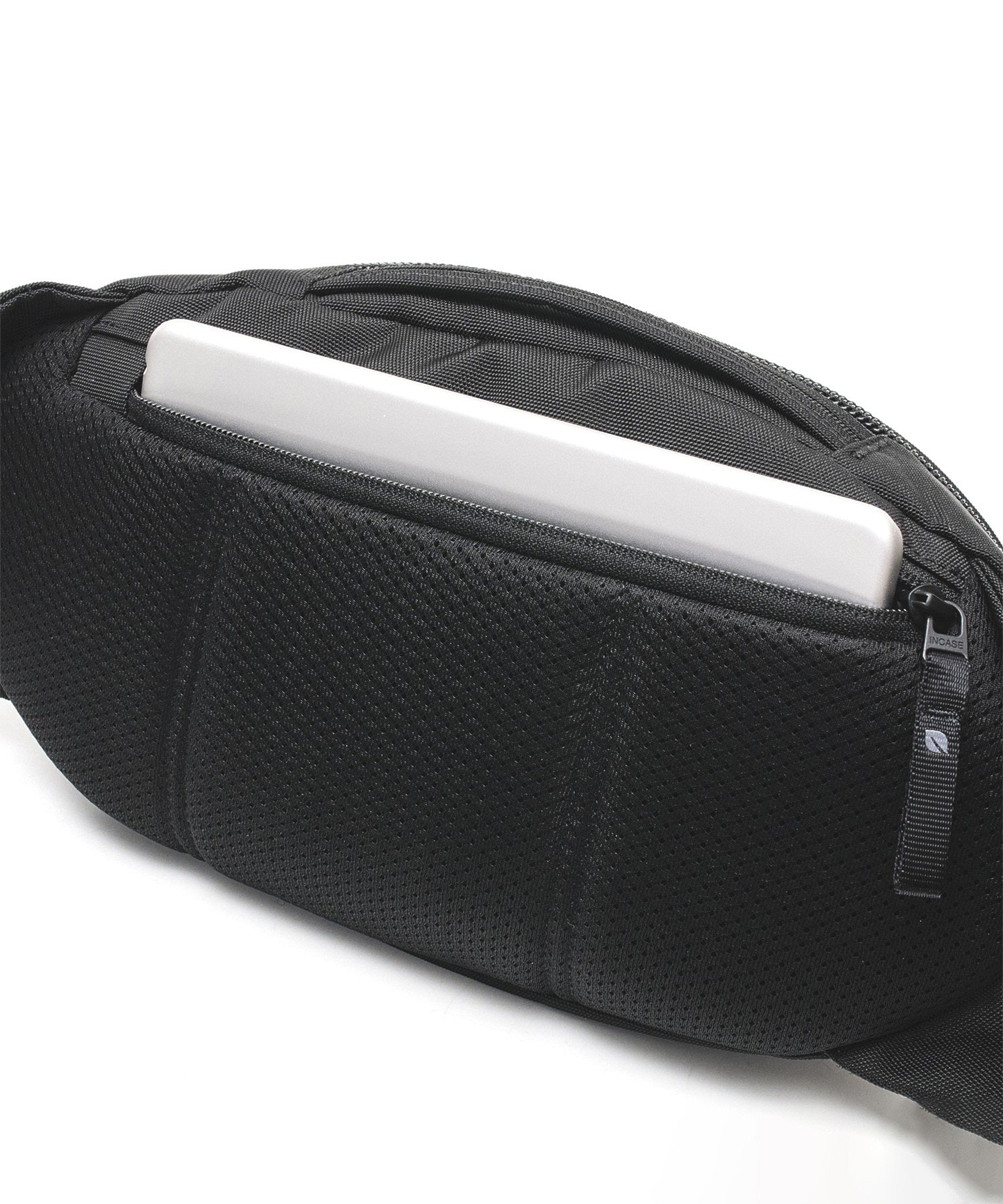 Grid Waist Bag - Black