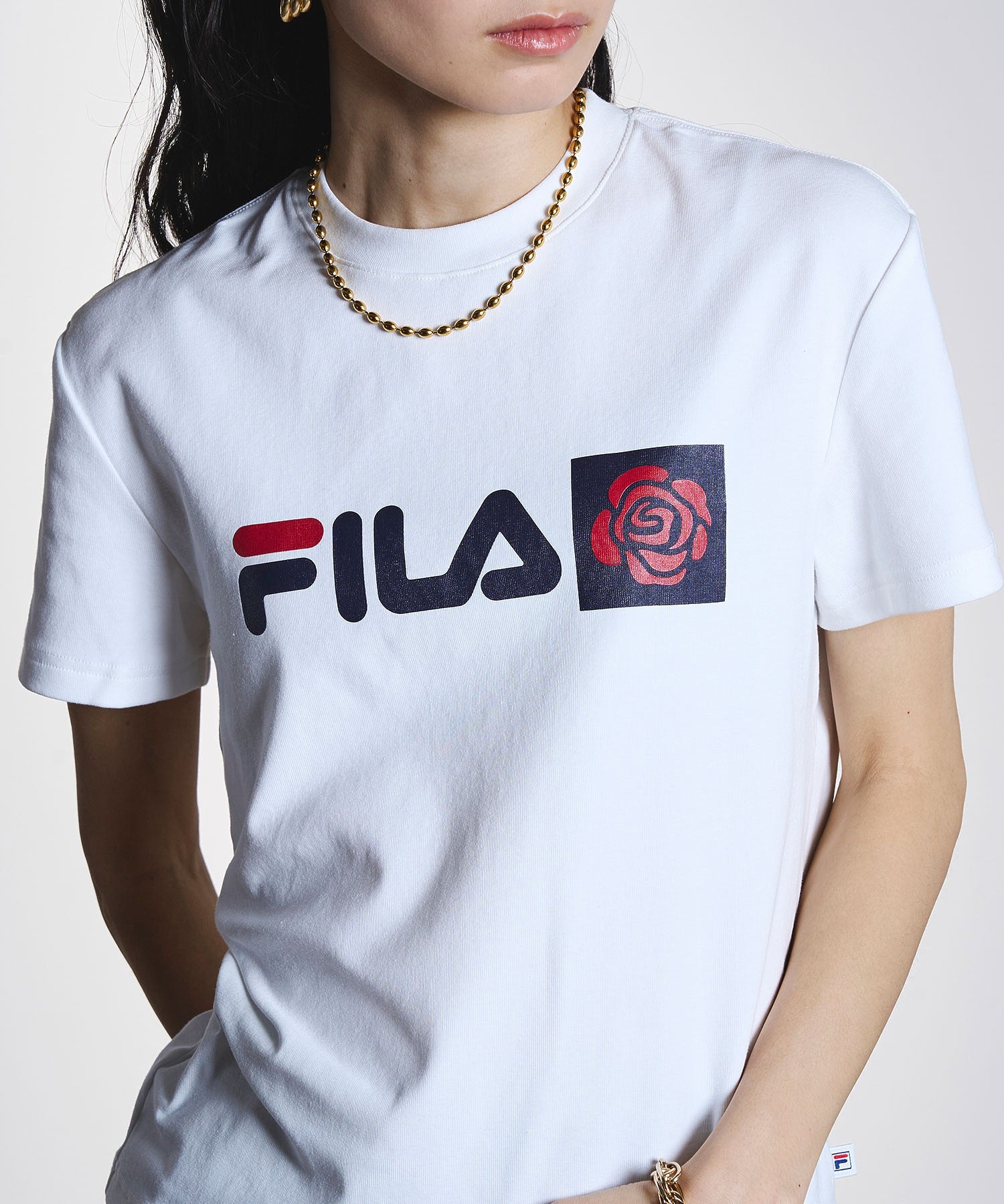 FILAⅹROSEBUD FILA ROSE T-SHIRTS