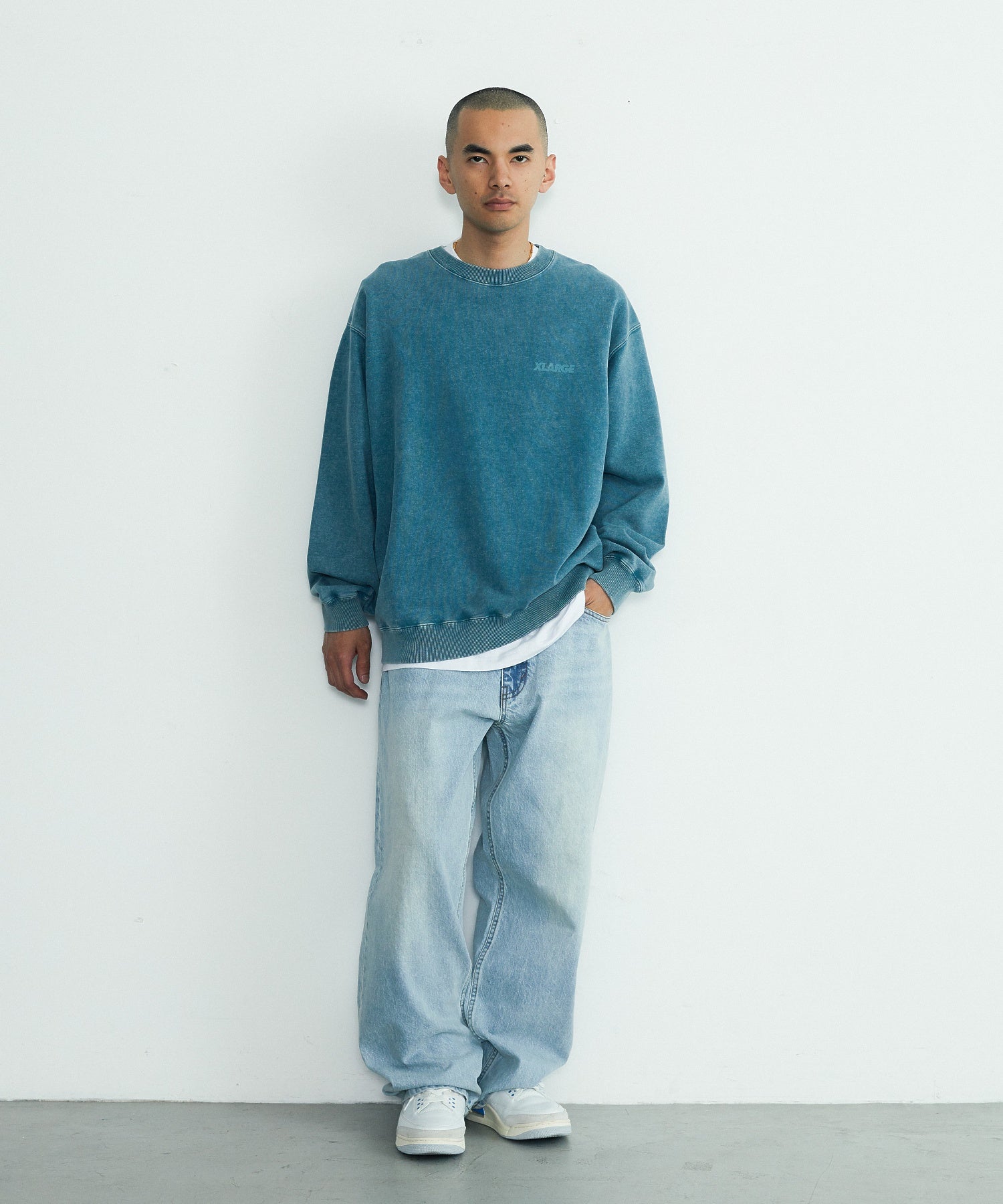 WASHED BACKSIDE OG CREWNECK SWEATSHIRT