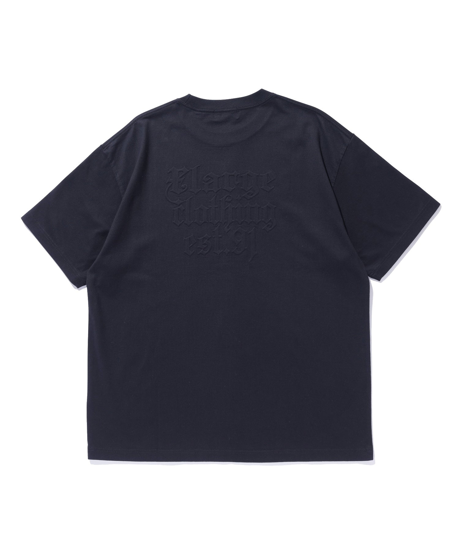 EMBOSSED OLD ENGLISH S/S TEE