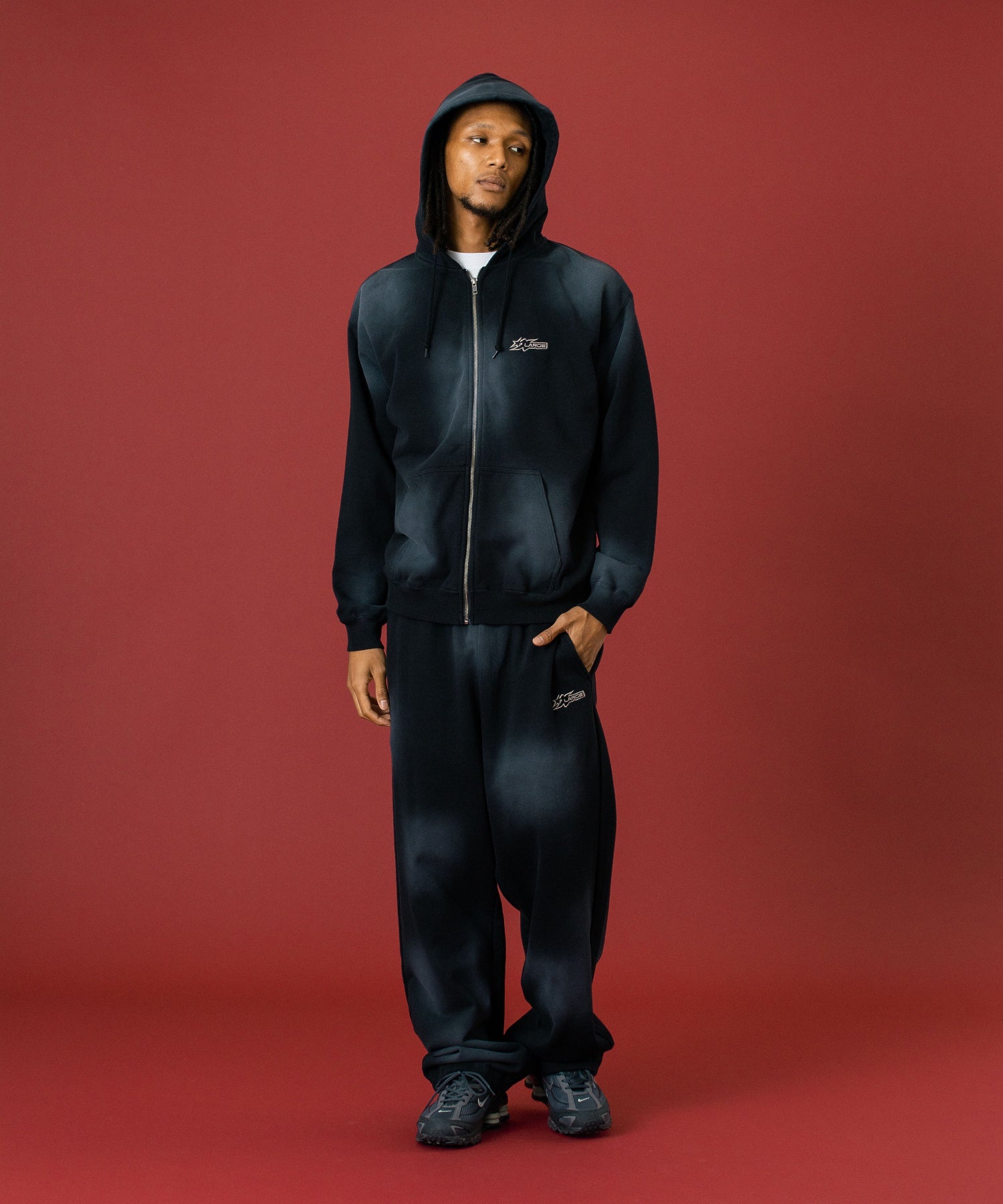 SPRAY DYED SWEAT PANTS